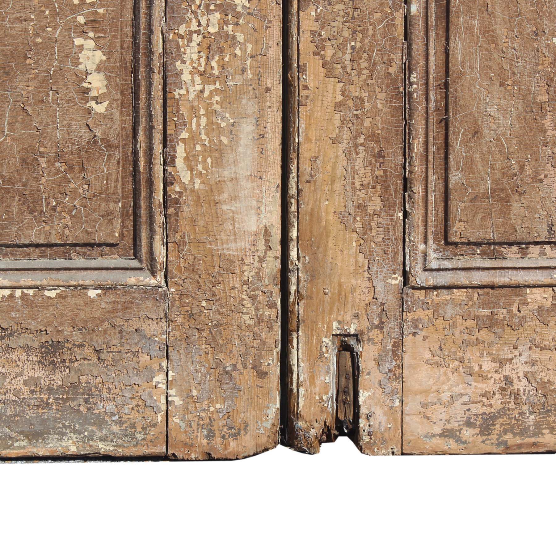 SOLD Salvaged 44" Antique Door Pair, Late 19th Century-67652