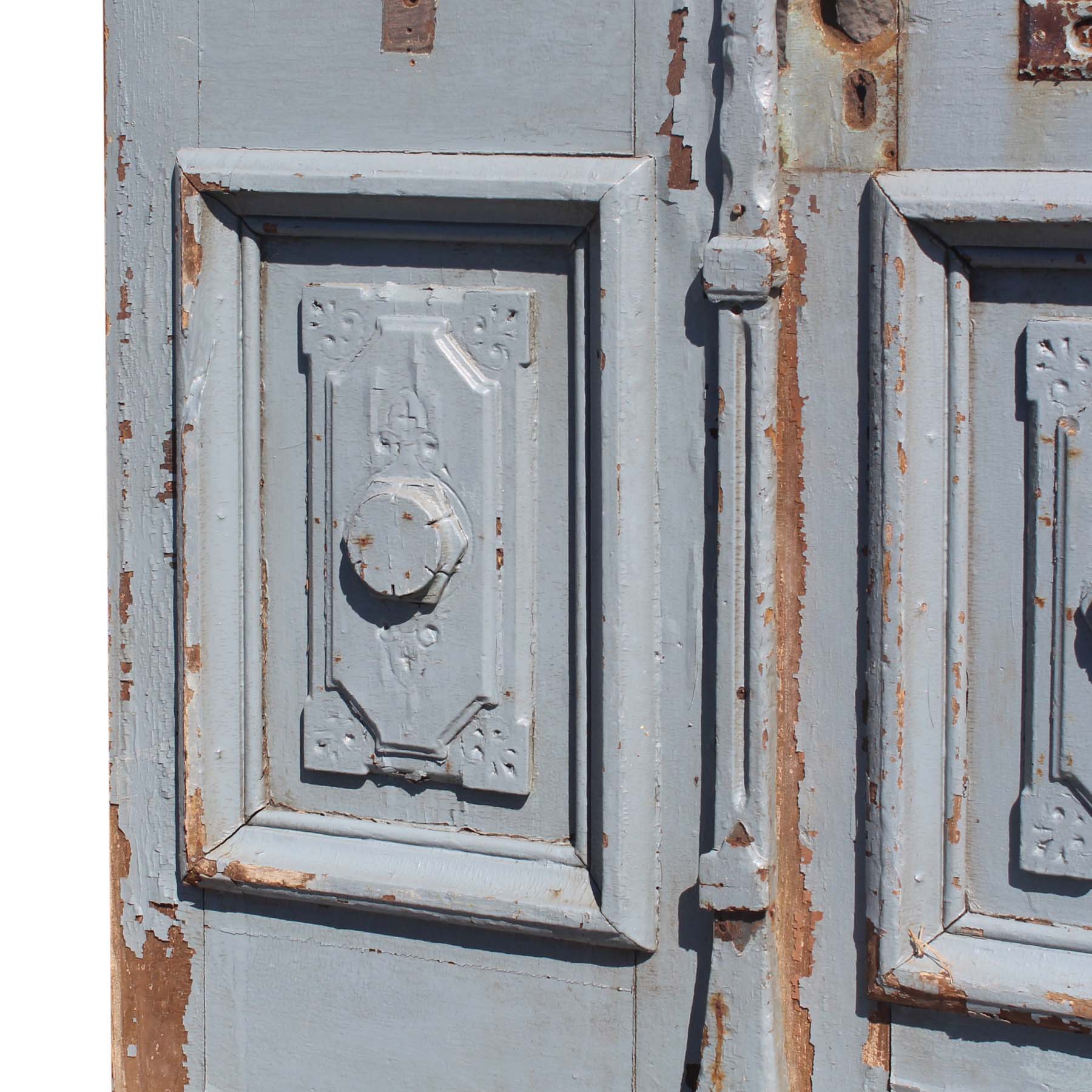 SOLD Reclaimed 42" Antique Door Pair, Late 19th Century-67646