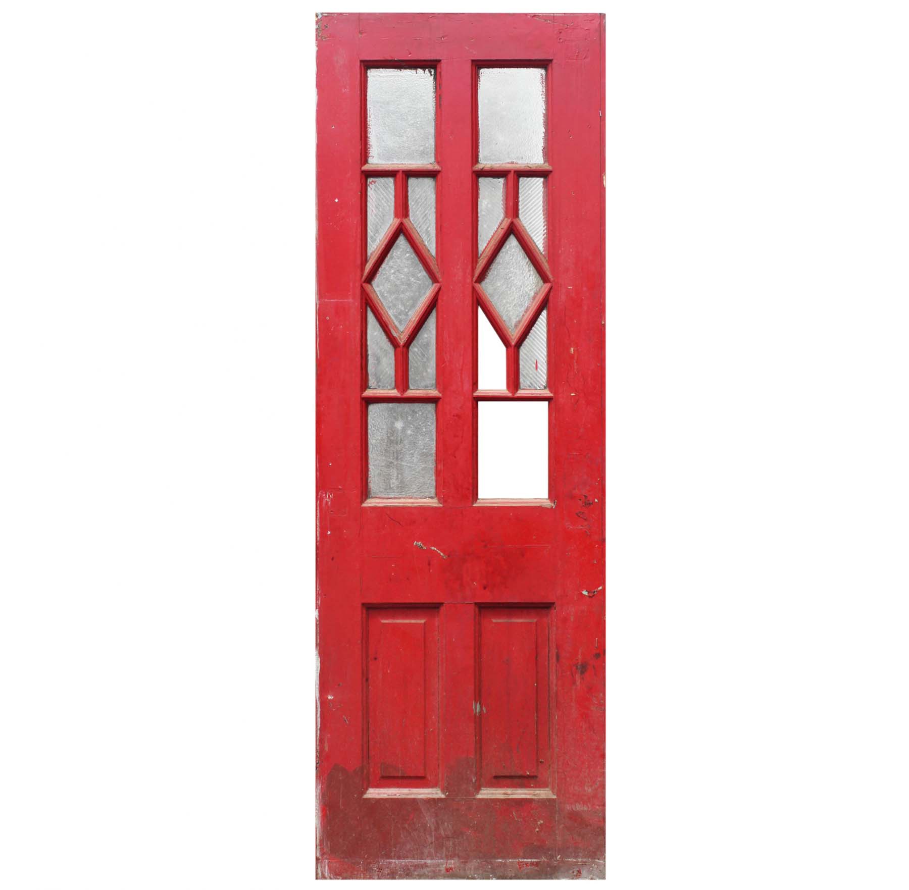 SOLD Reclaimed 30” Antique Door, Blue Horizon Boxing Venue-0