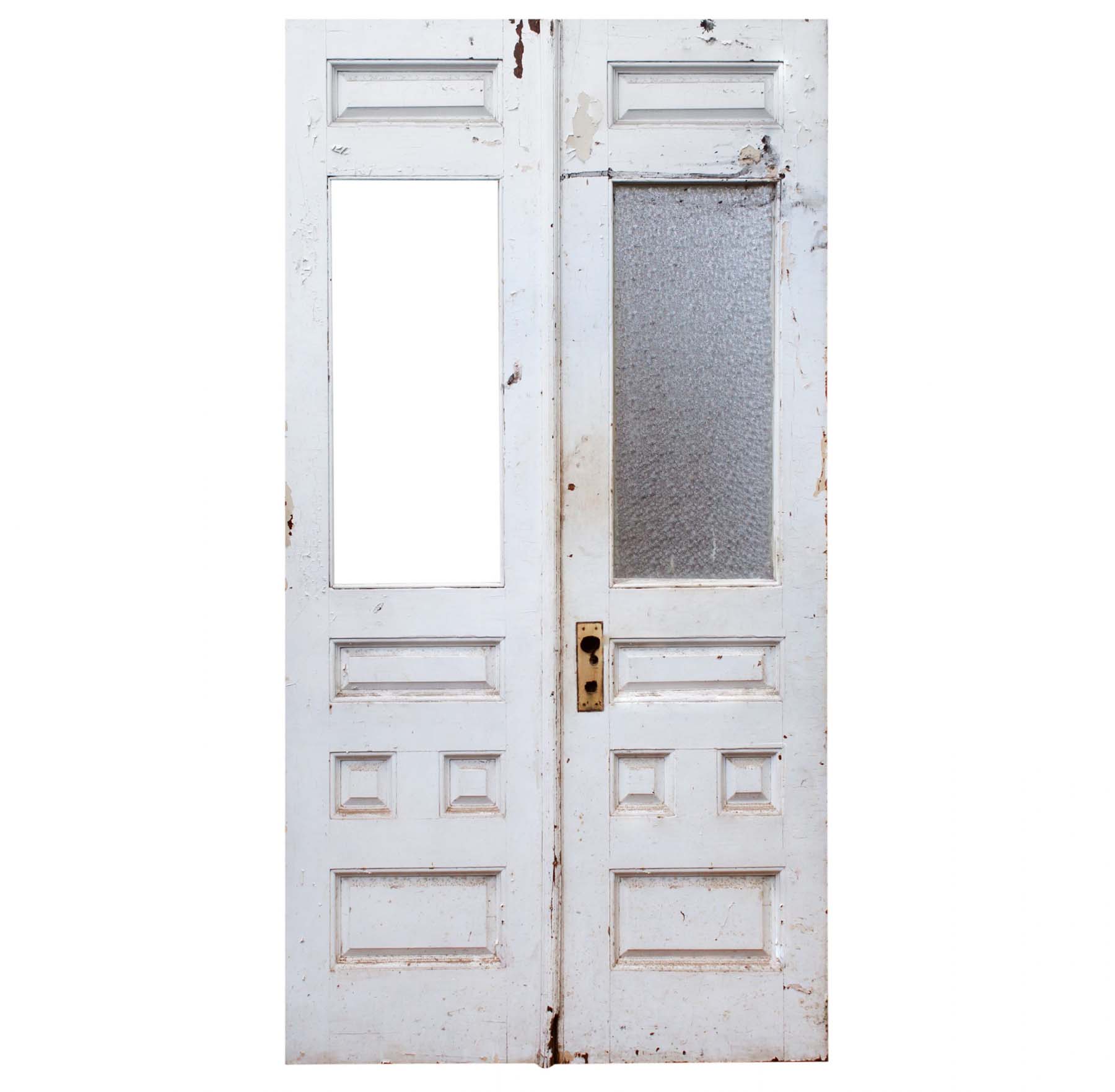 SOLD Reclaimed 45" Pair of Antique Doors-0