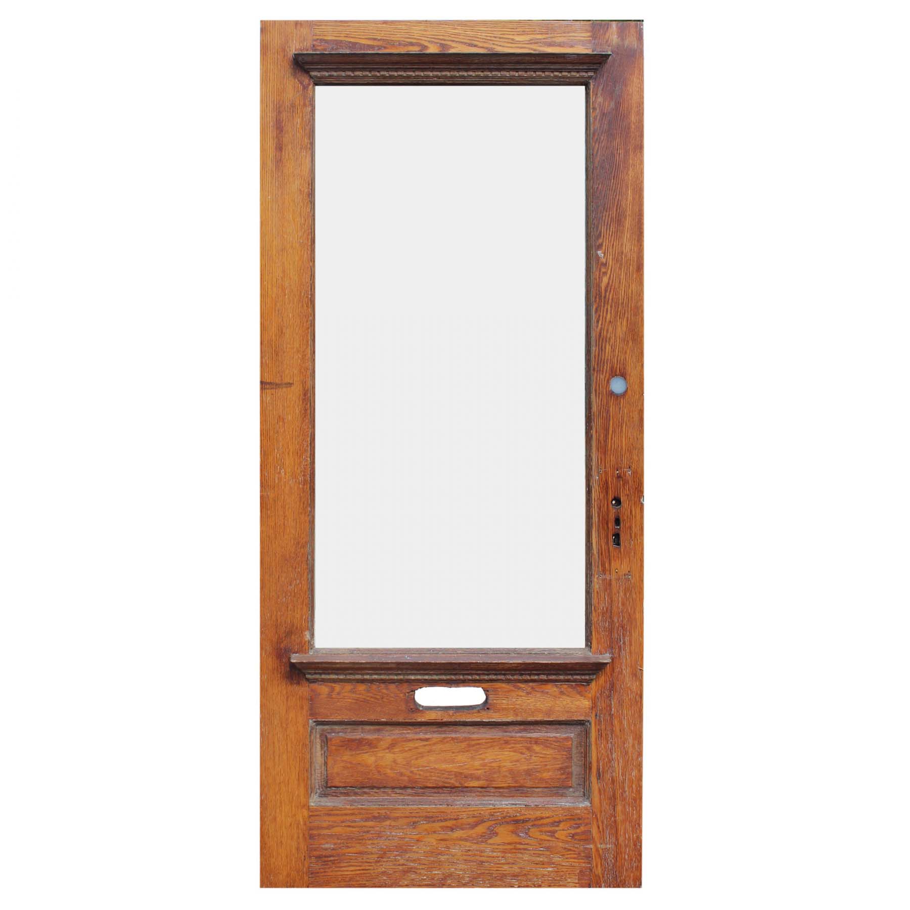 SOLD Salvaged 36” Antique Oak Door -0