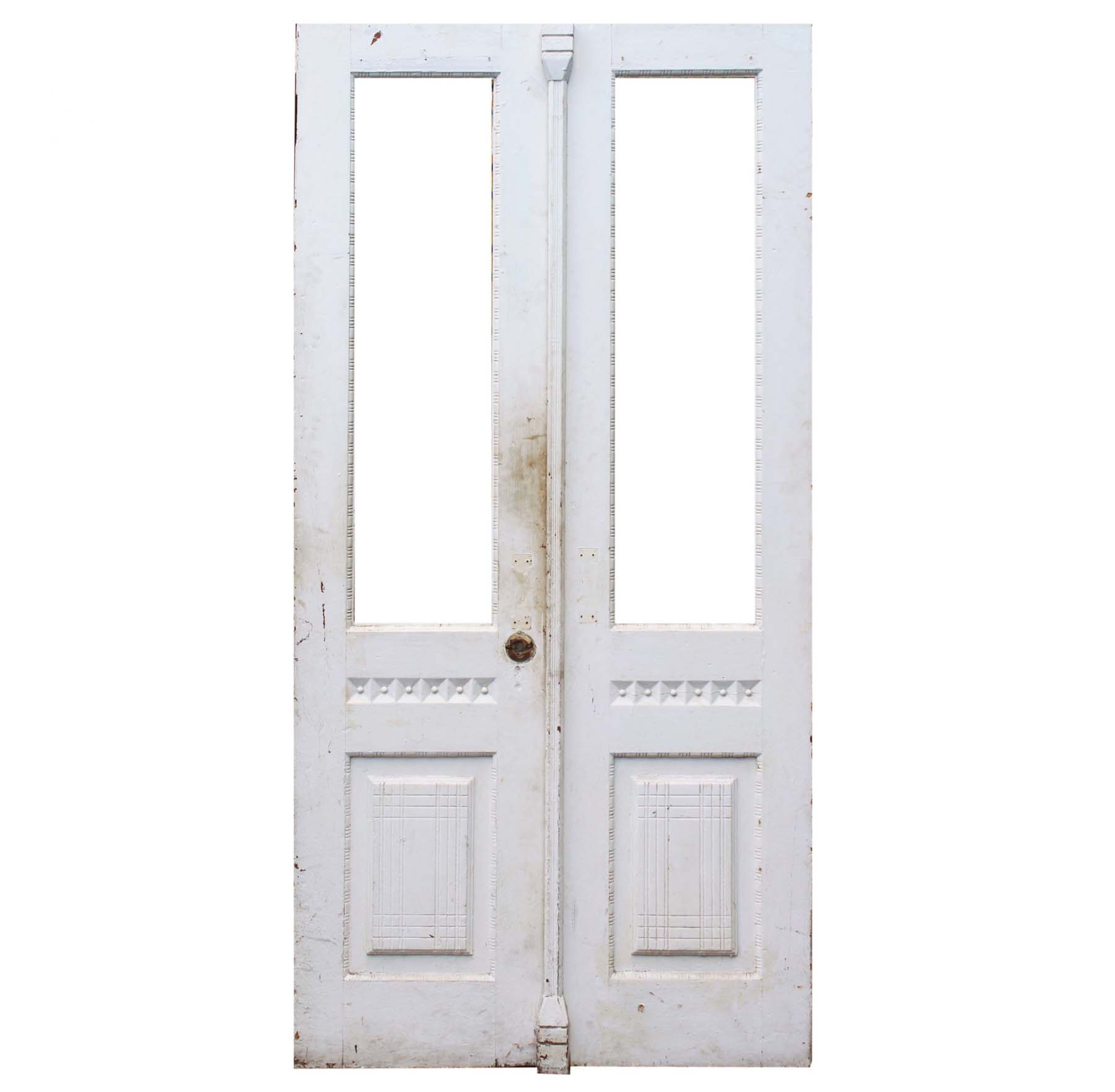 SOLD Reclaimed 41" Pair of Antique Doors -0