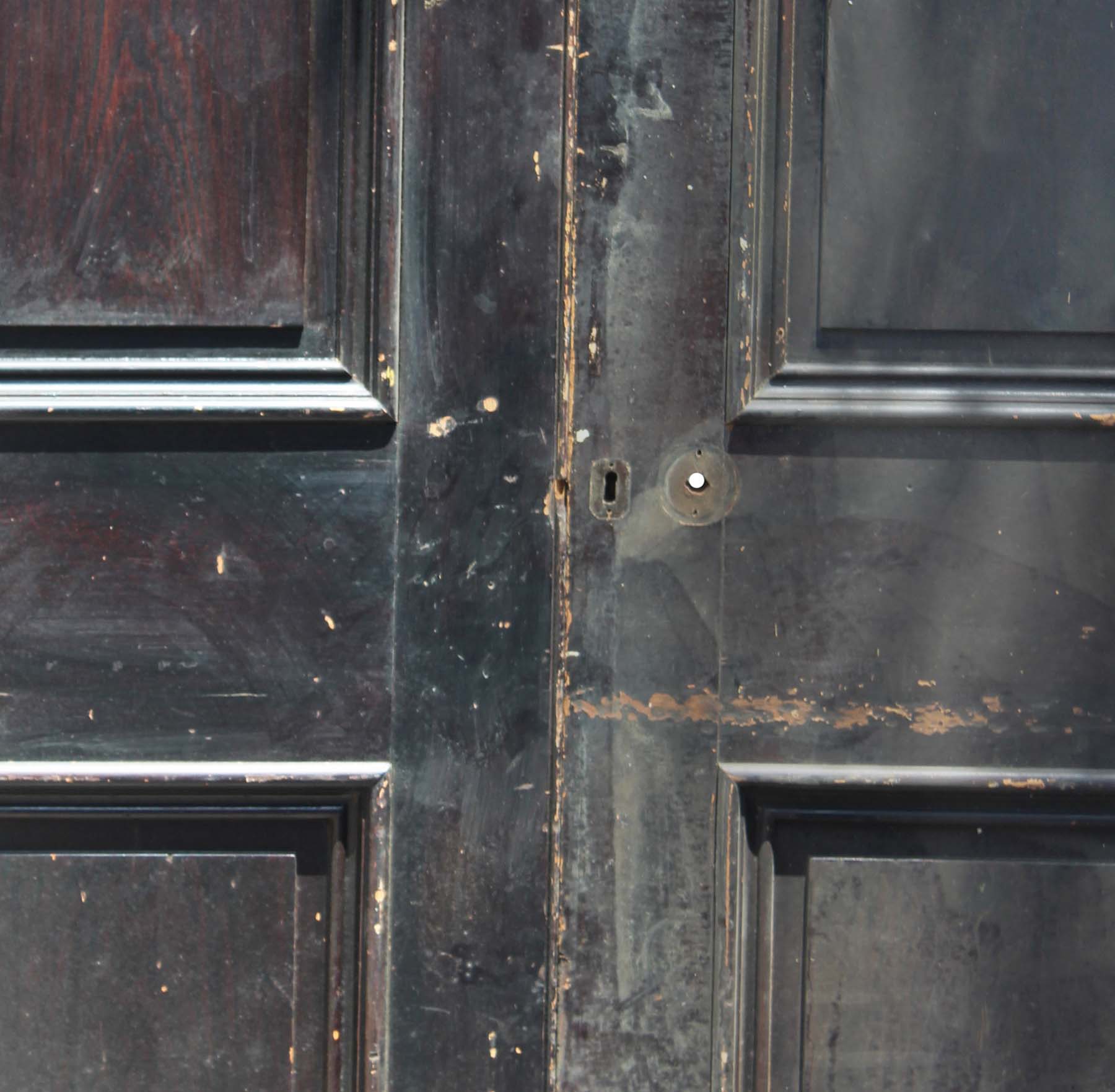 SOLD Reclaimed 50” Solid Wood Antique Door Pair-68211