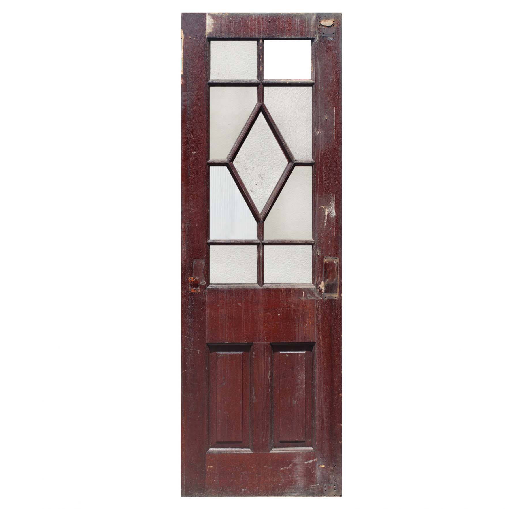 SOLD Reclaimed 30” Antique Door, Blue Horizon Boxing Venue-68221
