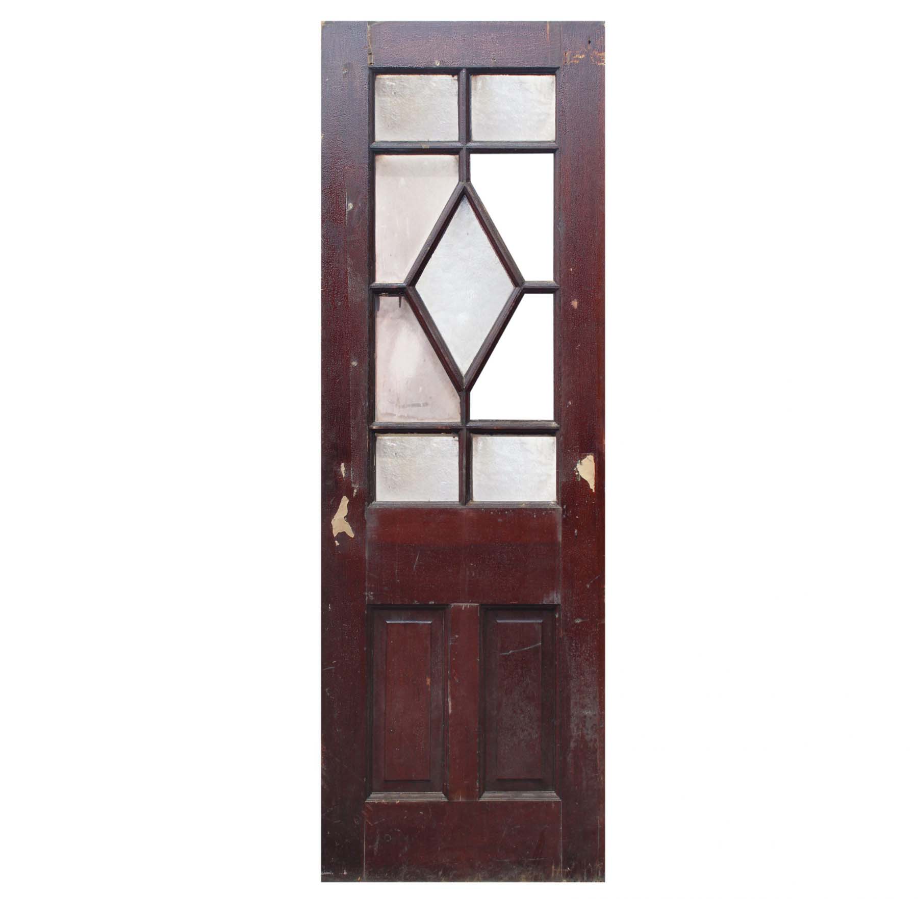 SOLD Reclaimed 30” Antique Door, Blue Horizon Boxing Venue-68236