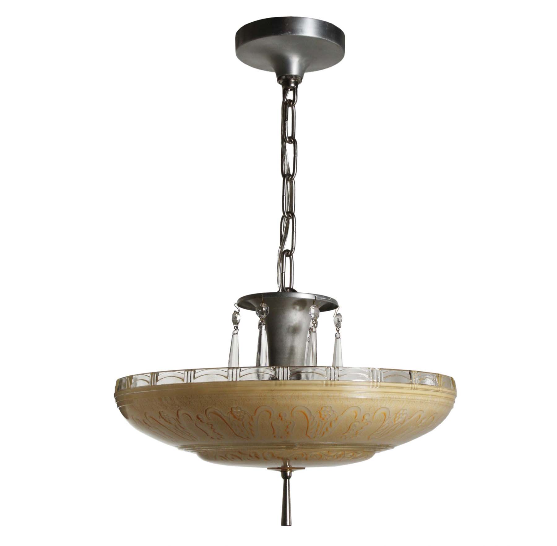 SOLD Pendant Light with Original Glass Shade, Vintage Lighting-68114