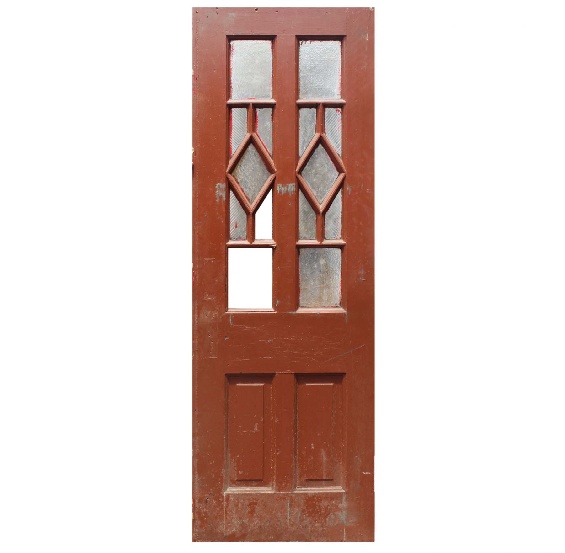 SOLD Reclaimed 30” Antique Door, Blue Horizon Boxing Venue-68240