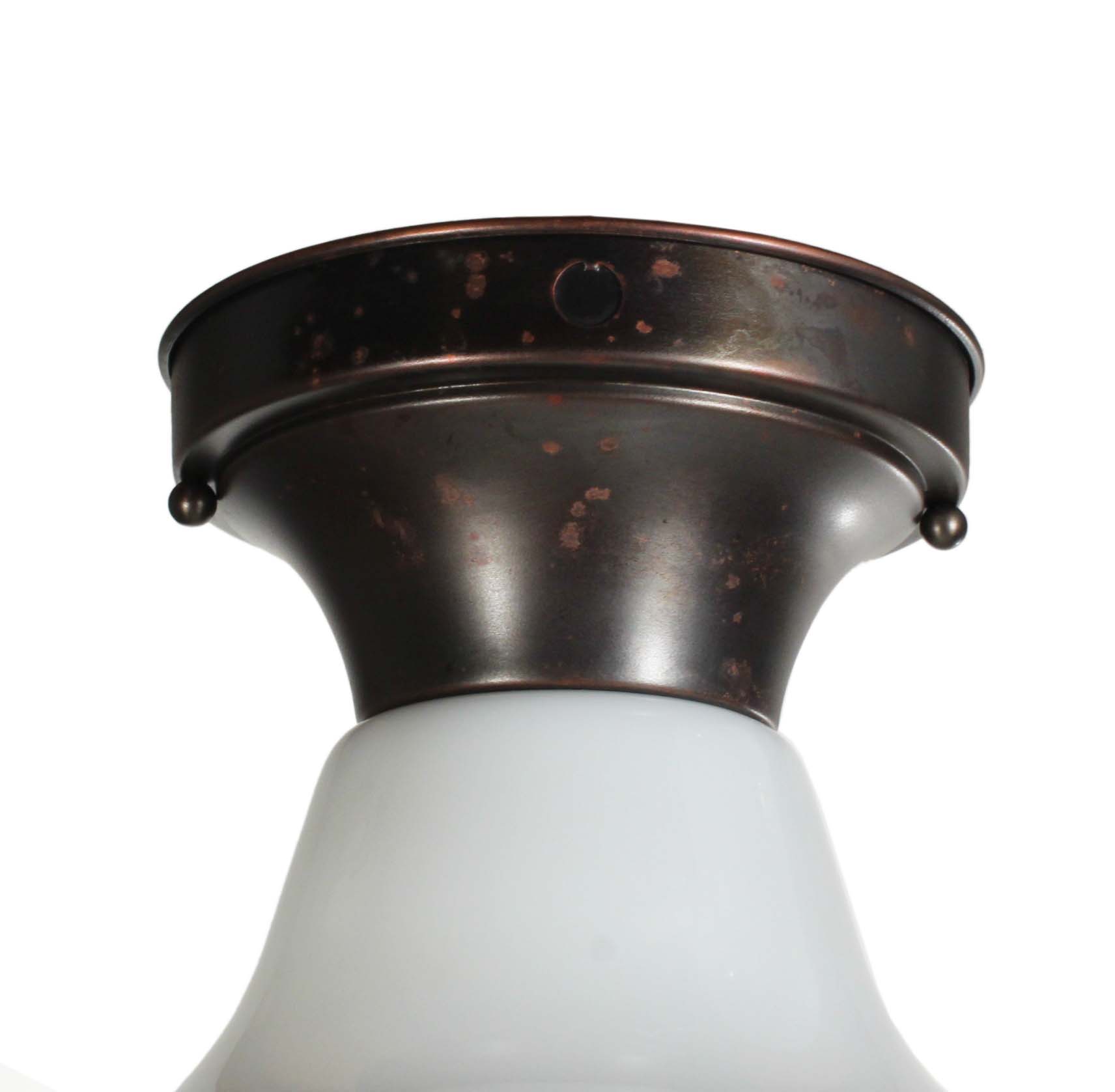 SOLD Antique Flush Mount Schoolhouse Lights-68072