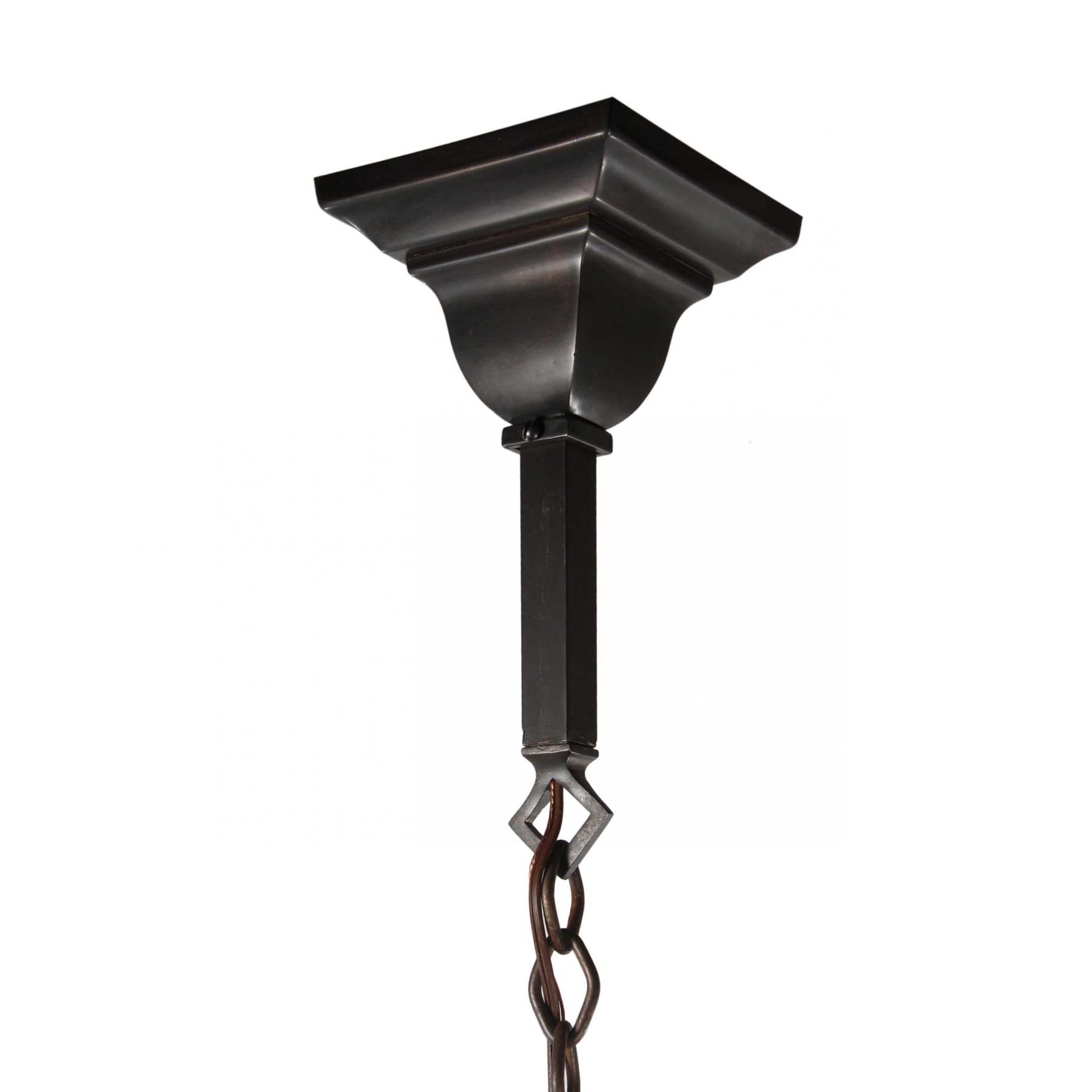 SOLD Antique Pendant Light with Prisms, c. 1900-67991