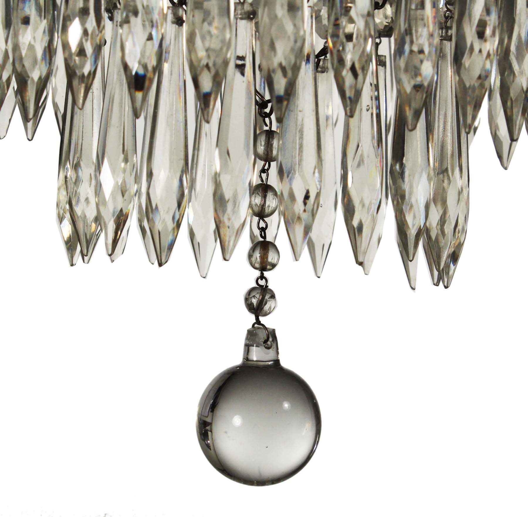 SOLD Antique Neoclassical Wedding Cake Chandelier -68055