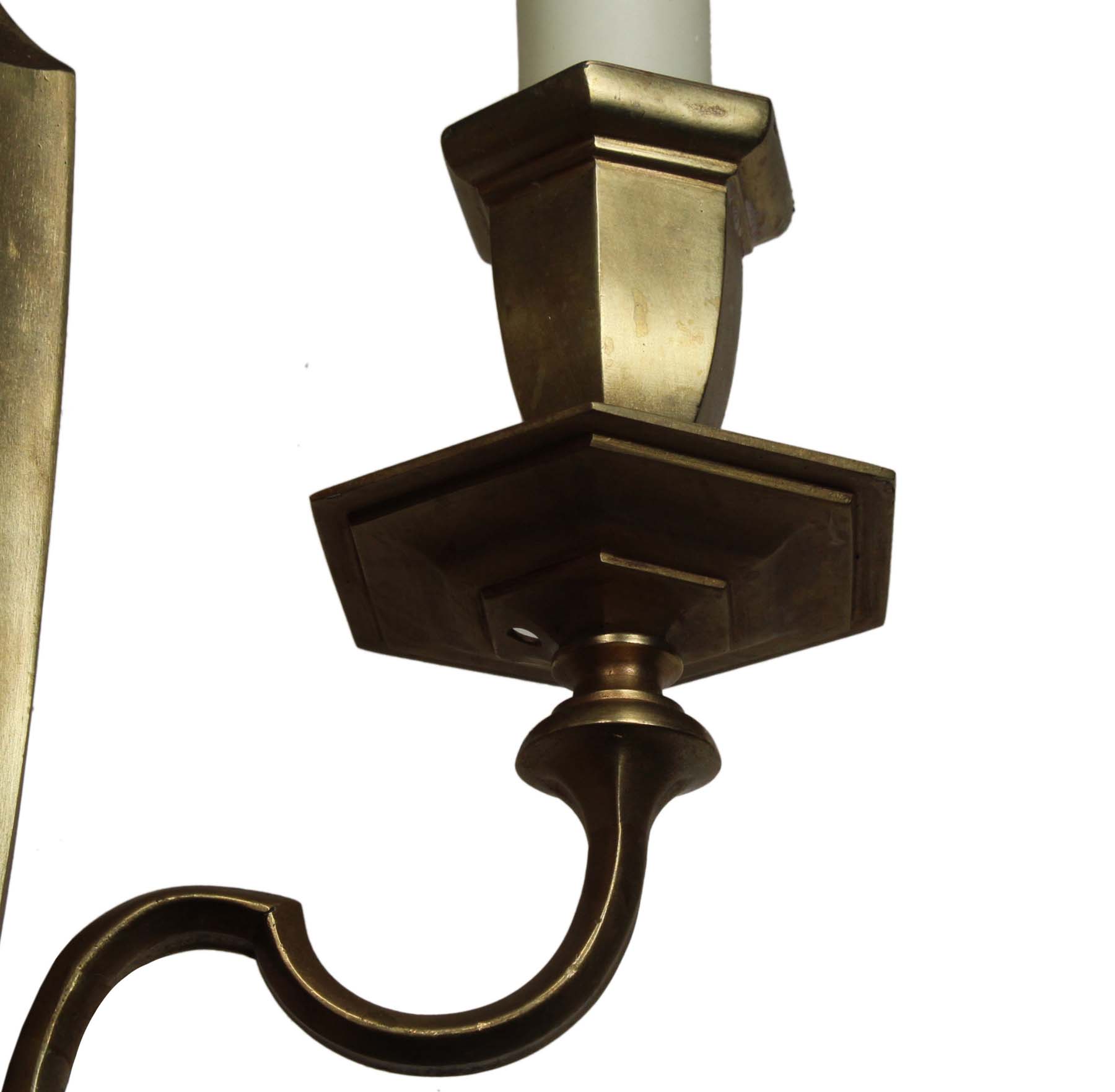 Exceptional Pairs of Antique Double-Arm Sconces, Signed E. F. Caldwell-68340