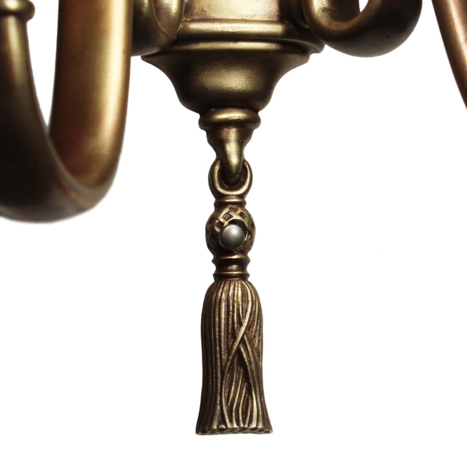 Pair of Antique Bronze Adam Style Double-Arm Sconces-68274