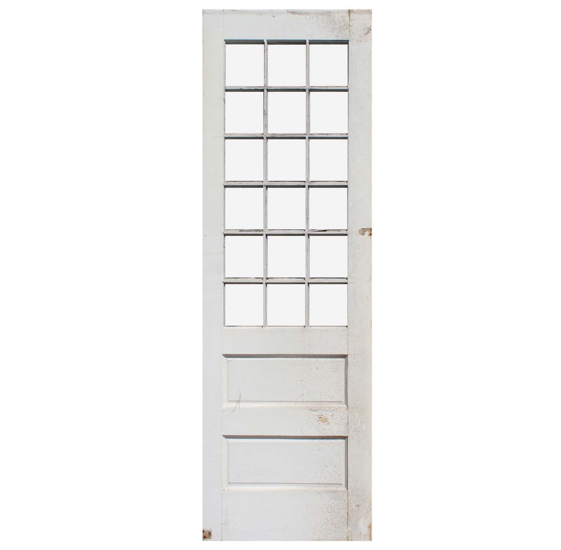 SOLD Salvaged 33" Divided Light Door-68257