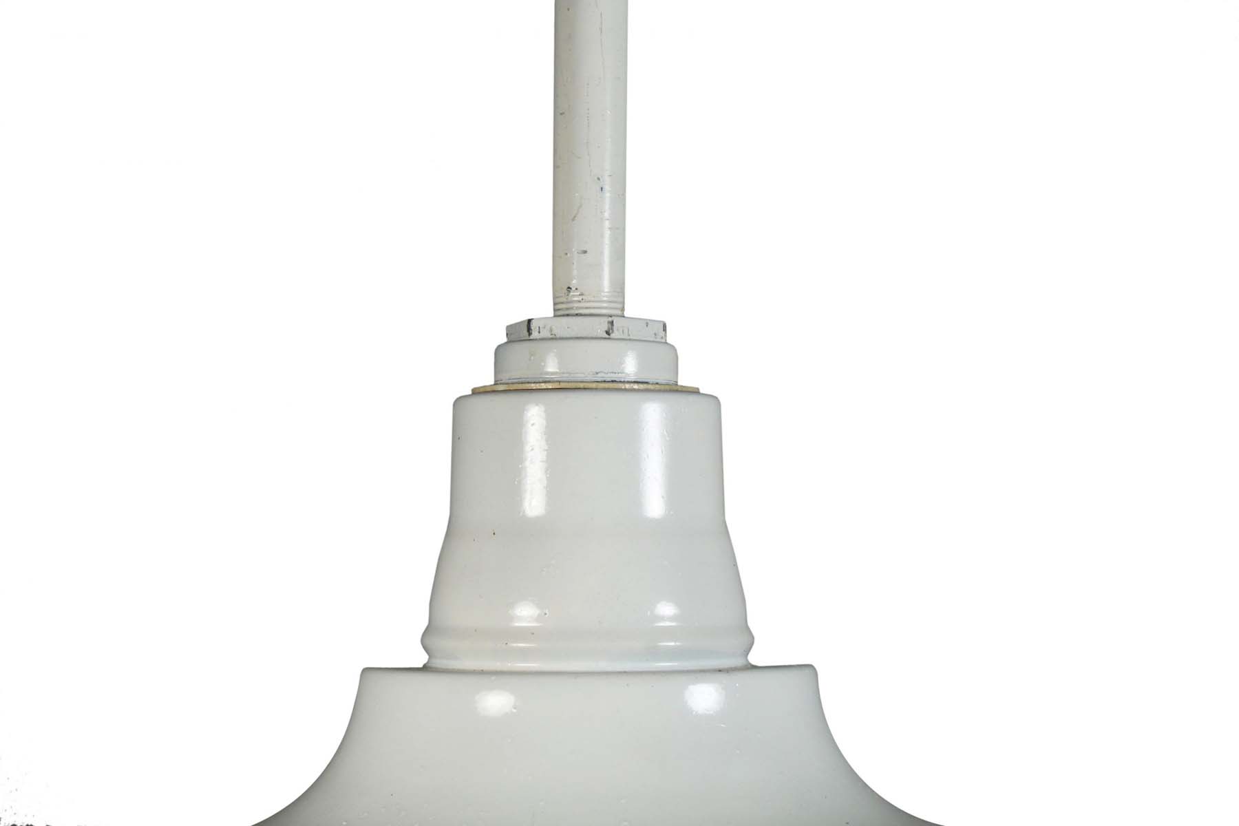 SOLD Vintage Pendant Lights with Ruffled Shades, Early 1900s-68377