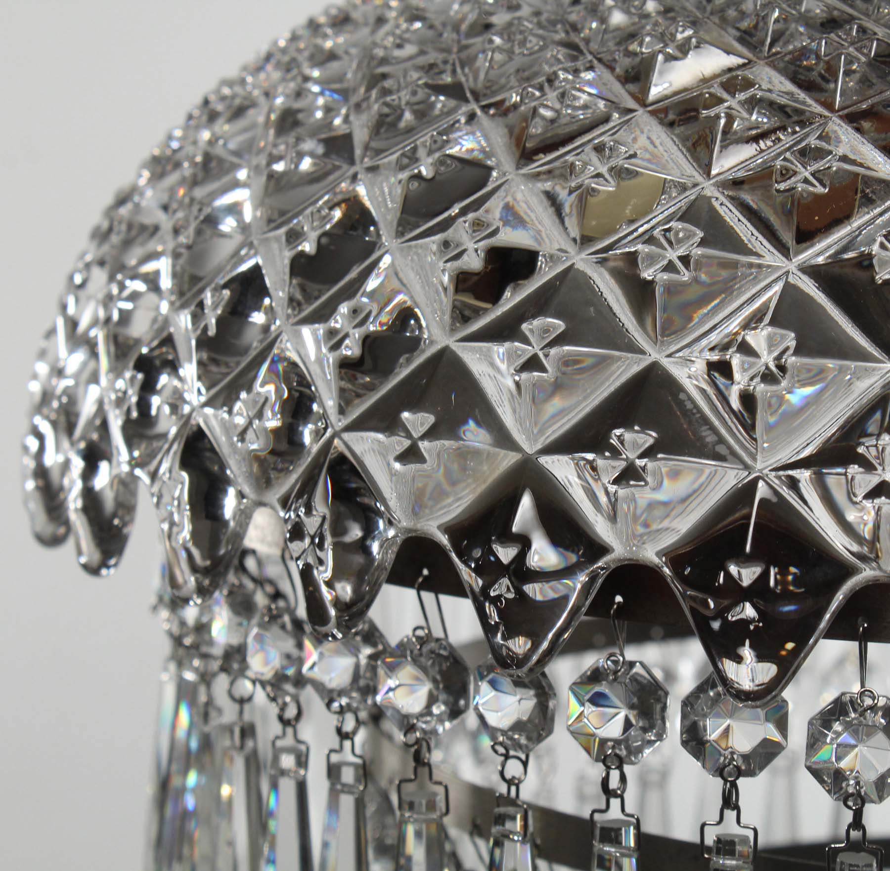 SOLD Antique Five Tier “Wedding Cake” Chandelier-68438