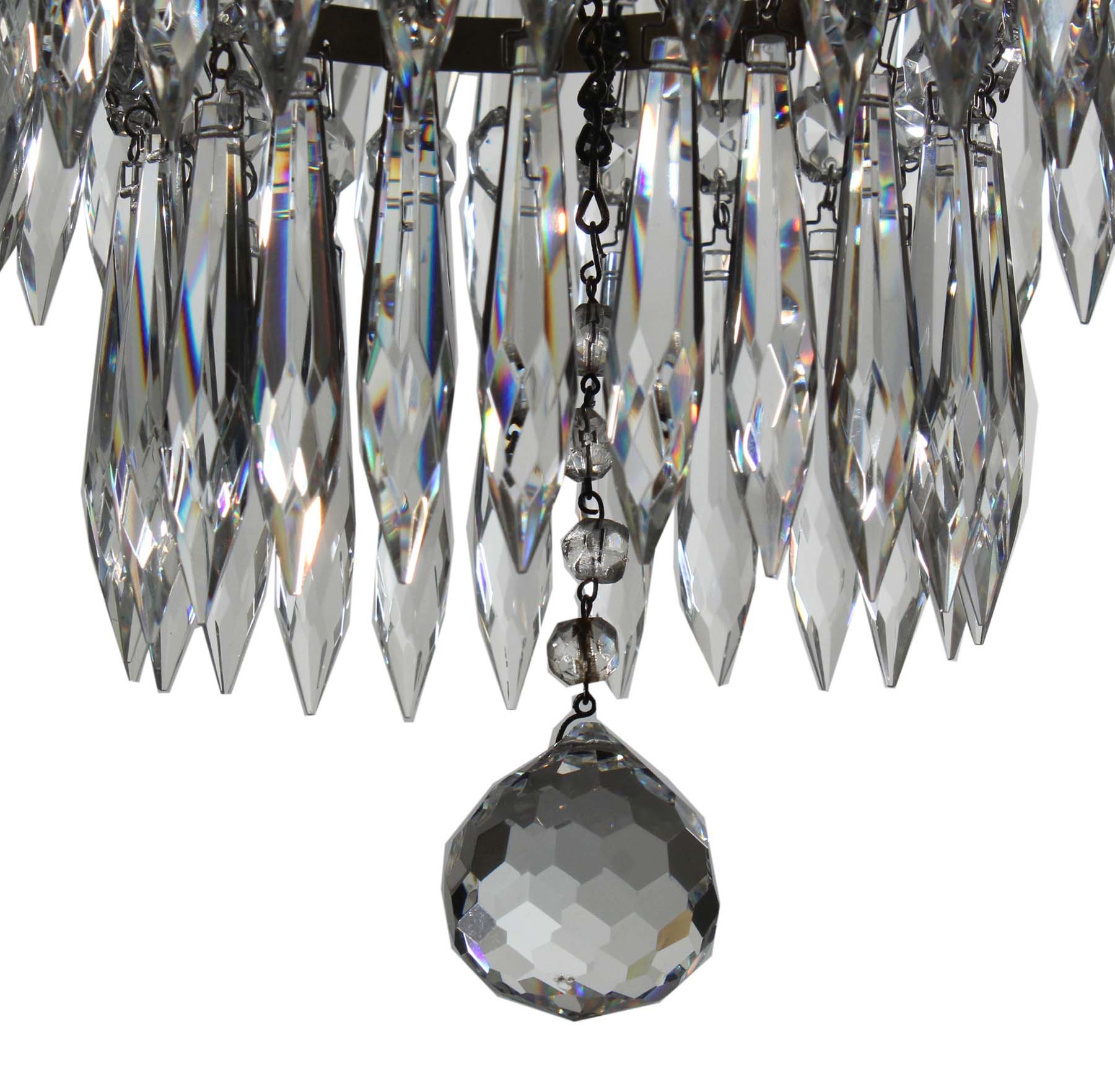 SOLD Antique Five Tier “Wedding Cake” Chandelier-68439