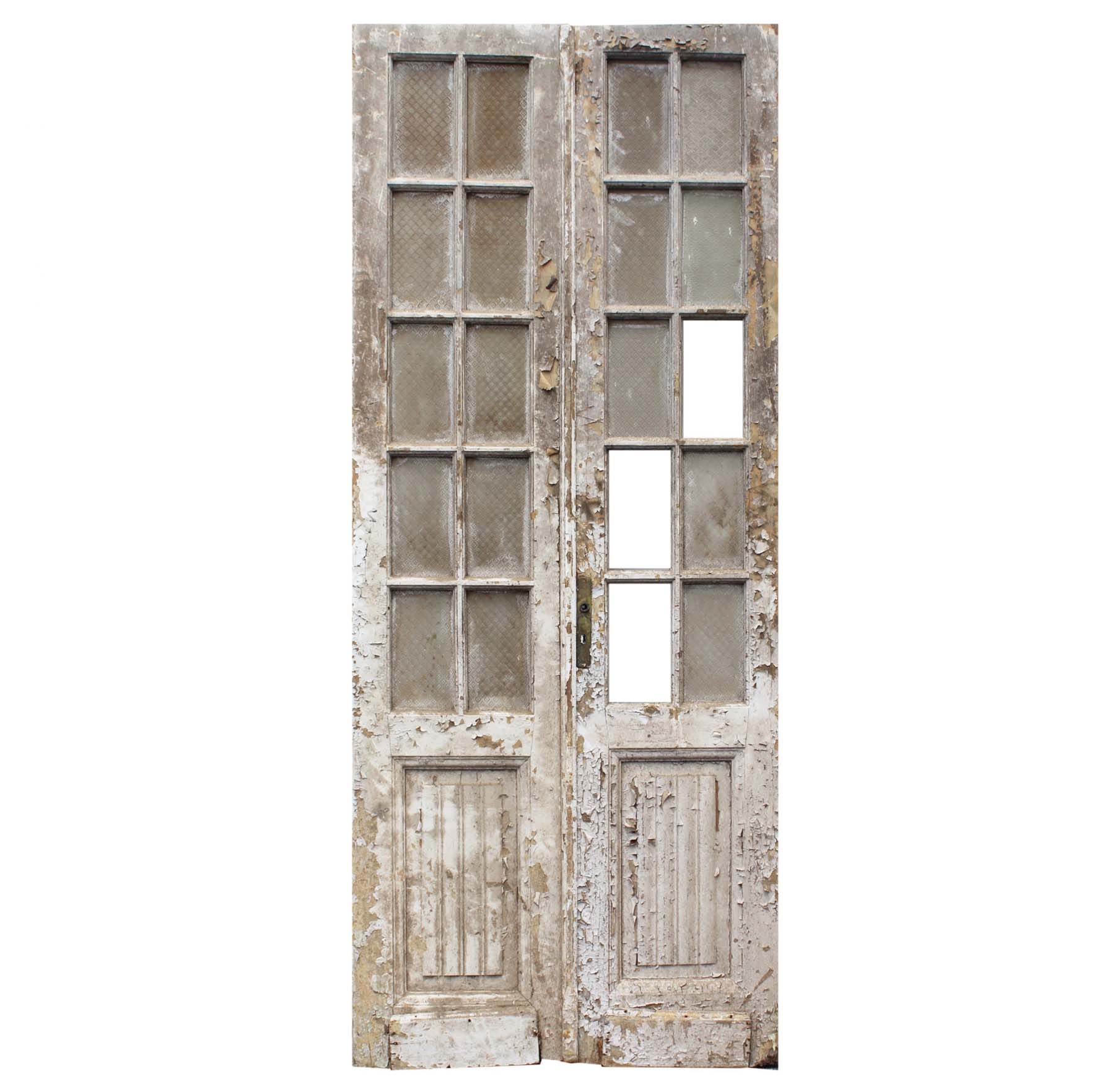 Salvaged 40" Pair of French Doors-0