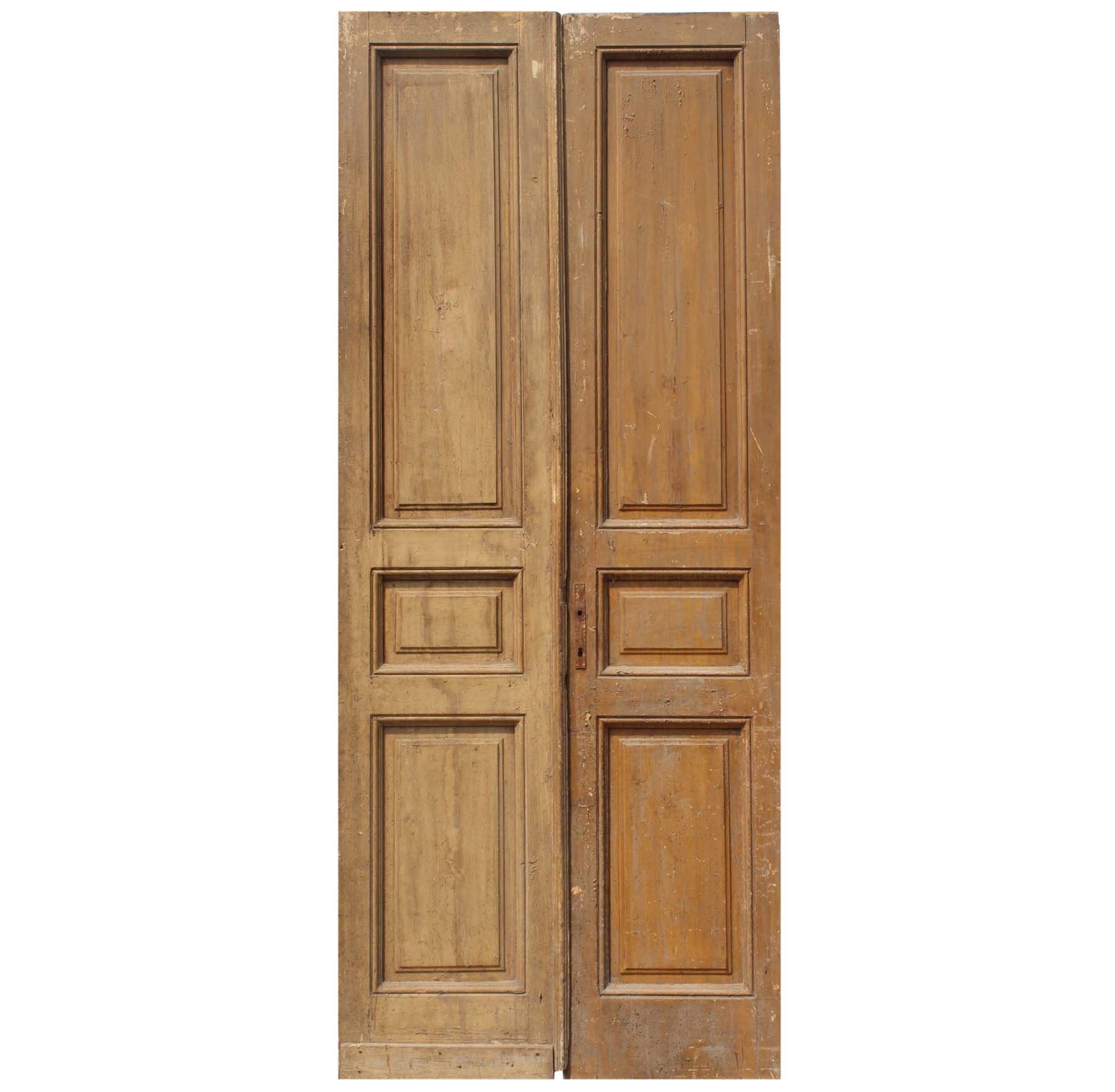 SOLD Salvaged 40” Pair of Antique Doors -0