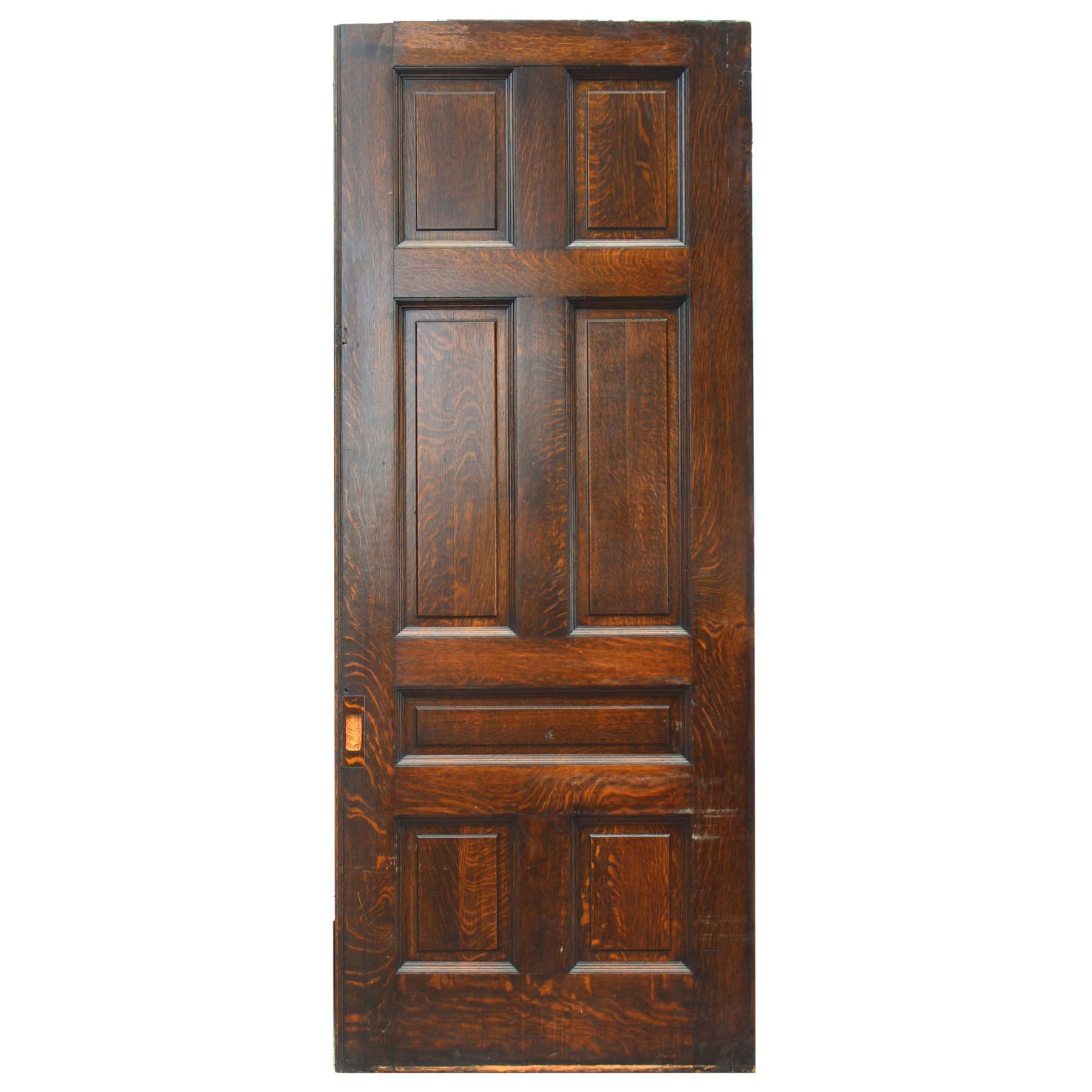 Heavy Antique 42” Oak Pocket Door, Manuel House c. 1910-68942
