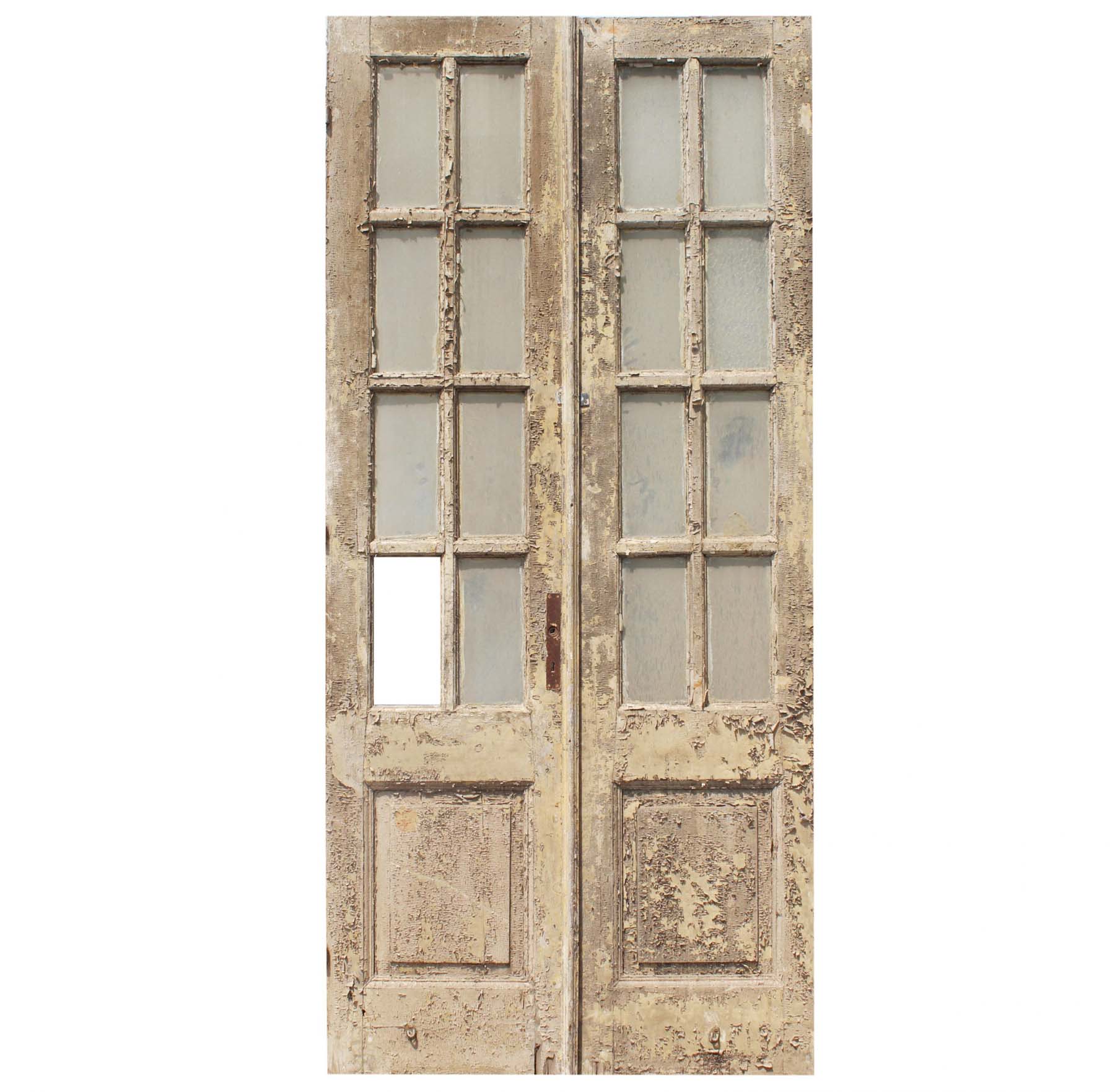SOLD Reclaimed 42" Pair of Antique French Doors-68788
