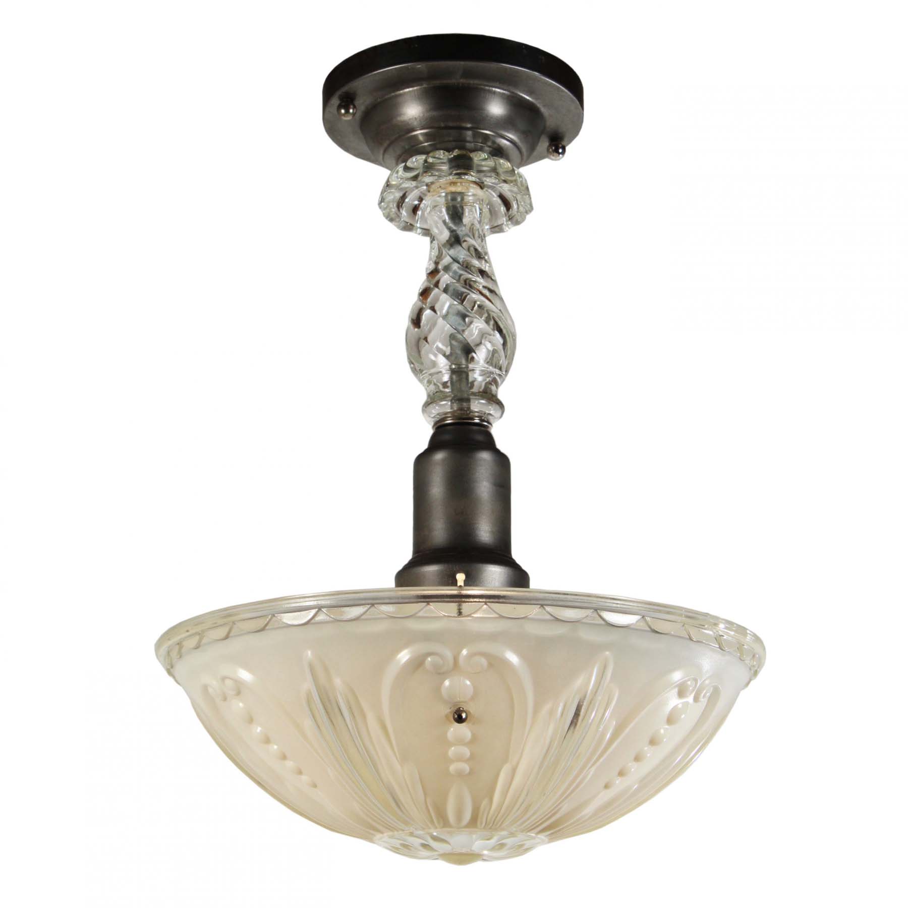 SOLD Vintage Semi-Flush Light Fixture-69002