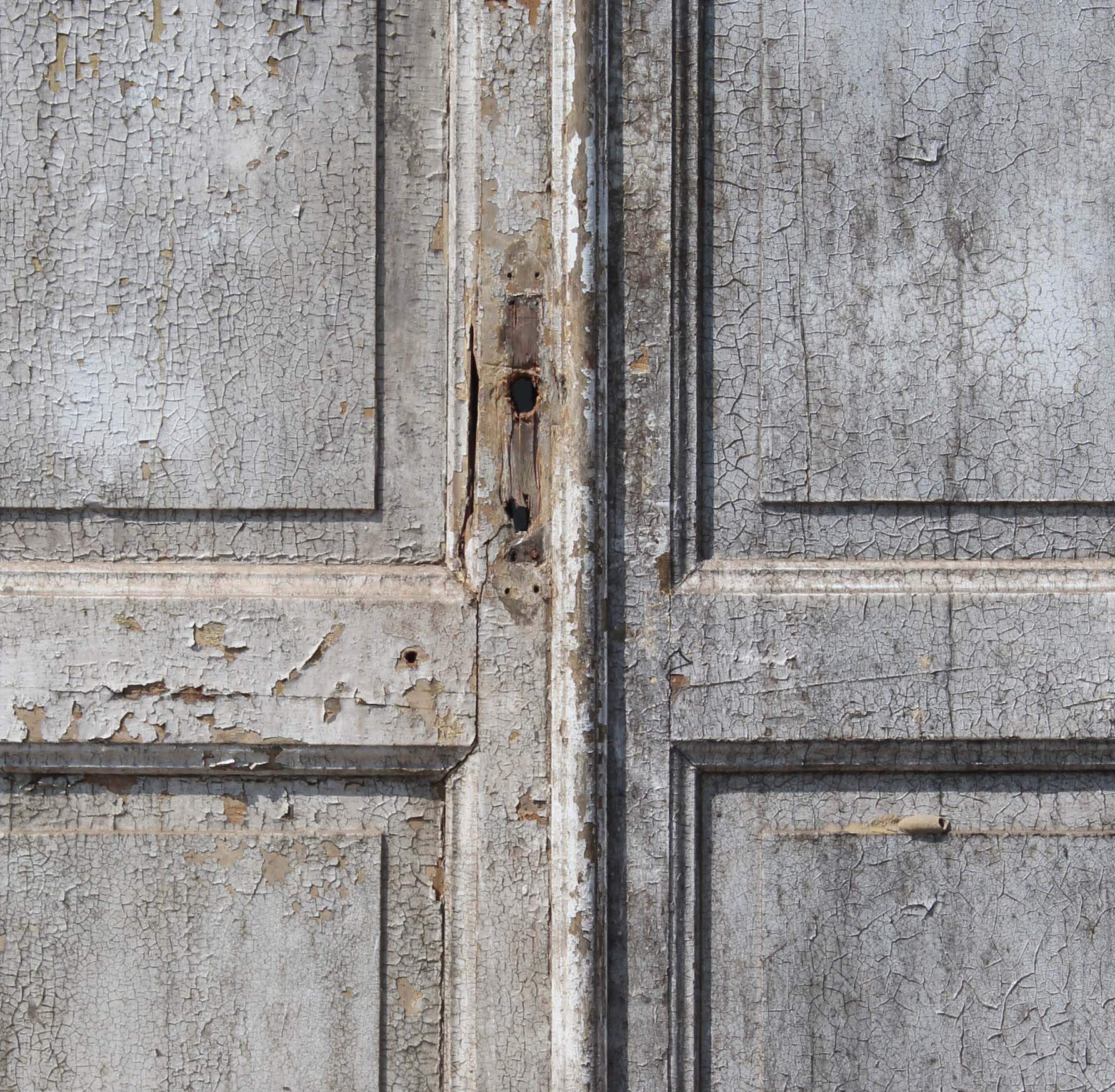 Salvaged 42” Pair of Antique Doors-68791