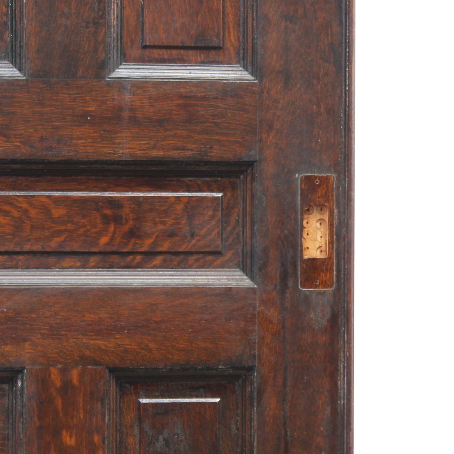 SOLD Substantial Antique 36” Oak Pocket Door, Manuel House c. 1910-68921