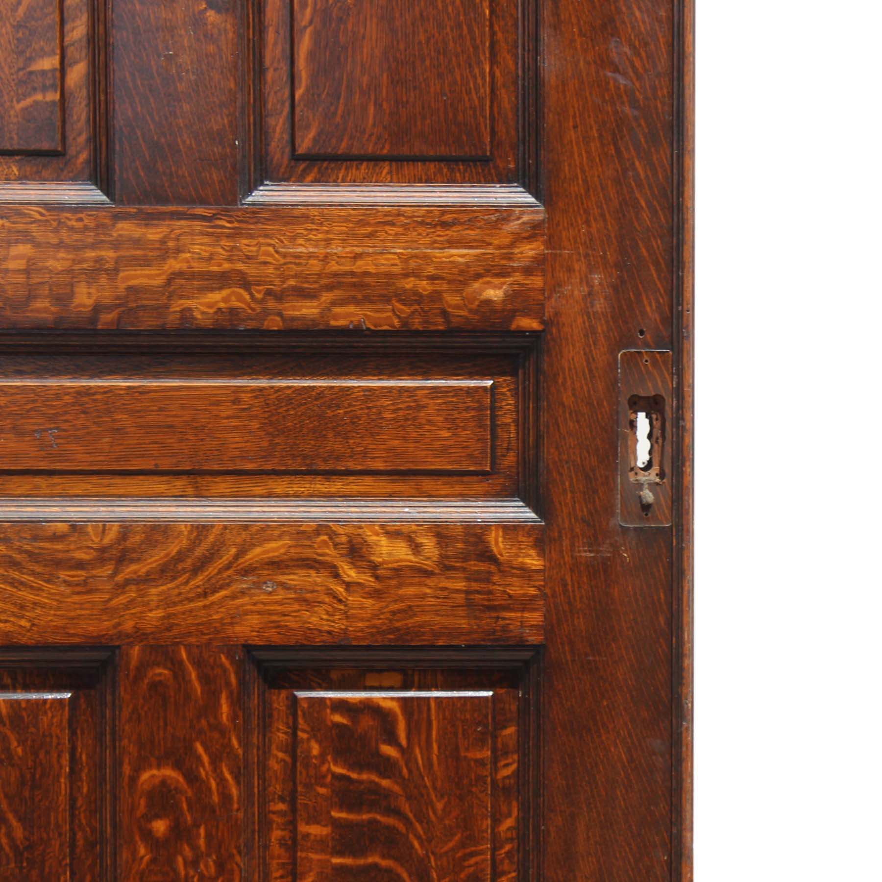 SOLD Substantial Antique 42” Oak Pocket Door, Manuel House c. 1910-68936