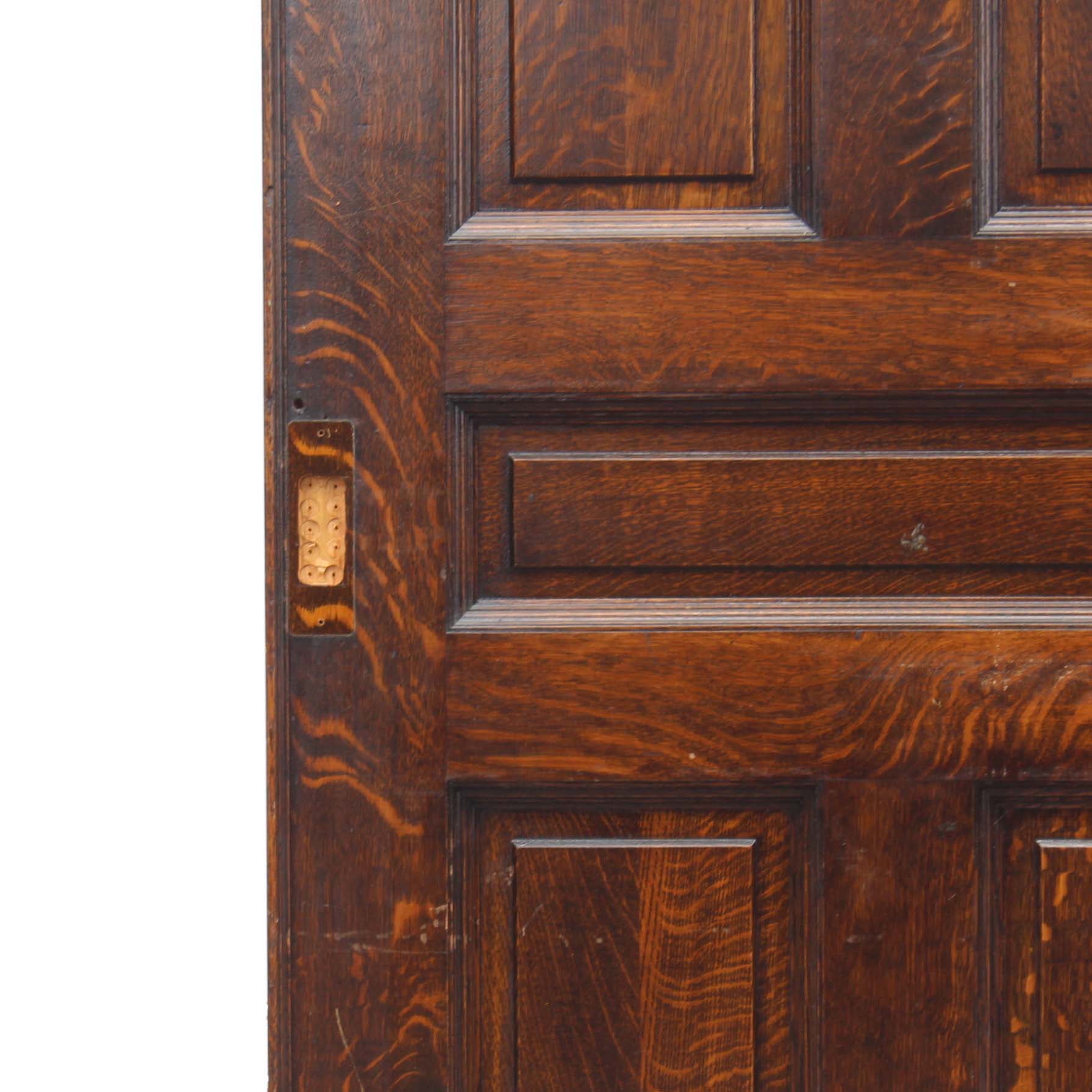 Heavy Antique 42” Oak Pocket Door, Manuel House c. 1910-68941