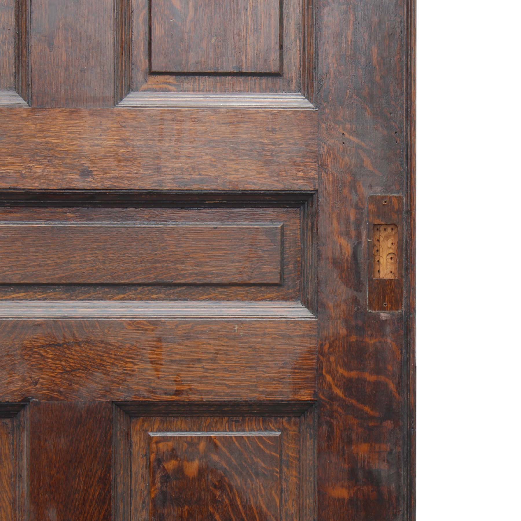 Large Antique 42” Oak Pocket Door, Manuel House c. 1910-68946