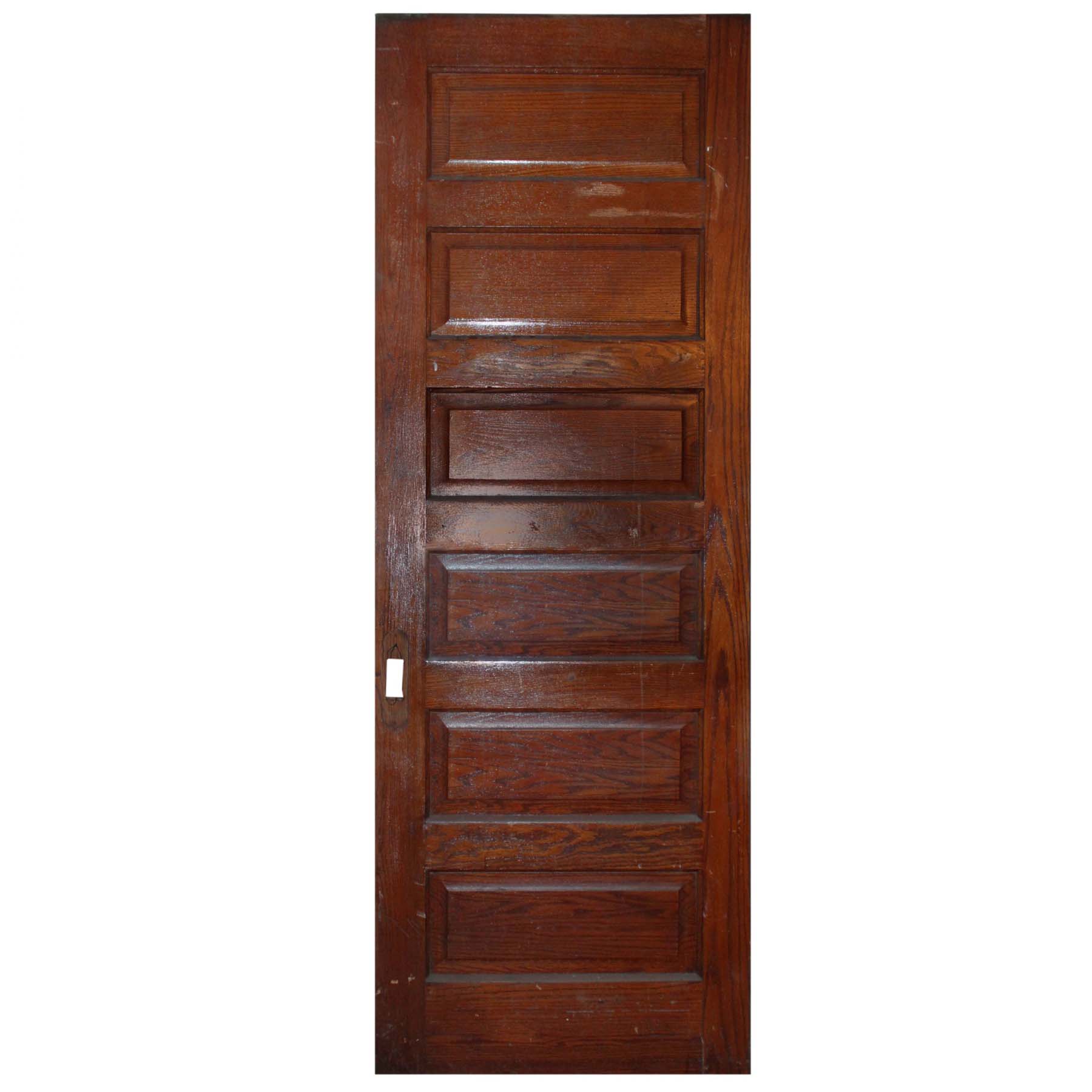 SOLD Antique 32” Oak Pocket Door-69021