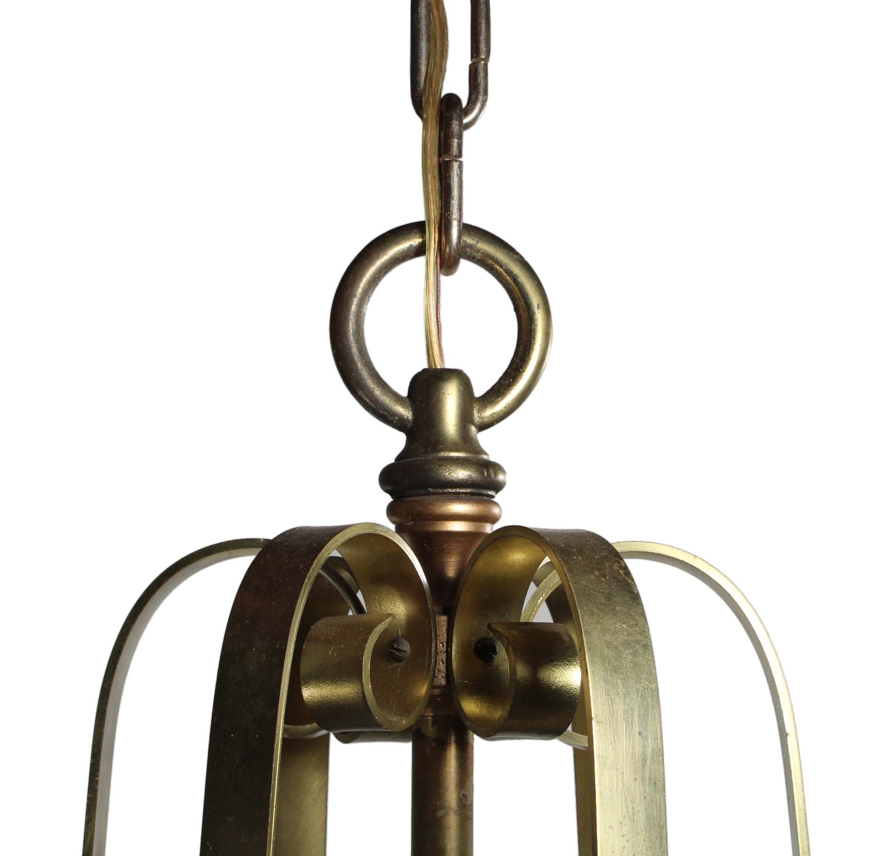 Substantial Antique Brass Pendant Lights, c. 1920-68608