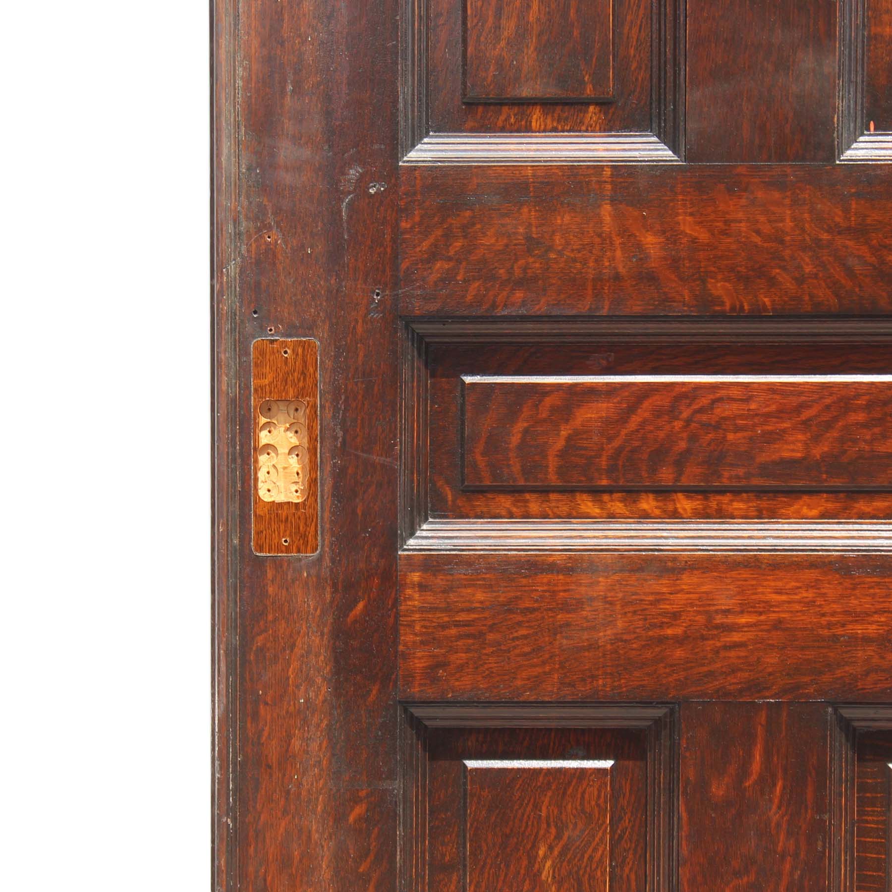 SOLD Substantial Antique 36” Oak Pocket Door, Manuel House c. 1910-68924