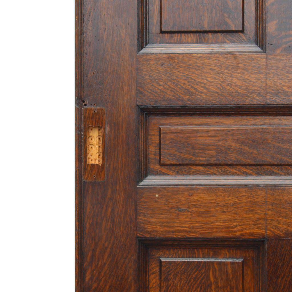 Large Antique 42” Oak Pocket Door, Manuel House c. 1910-68947 Large Antique 42” Oak Pocket Door, Manuel House c. 1910-68947