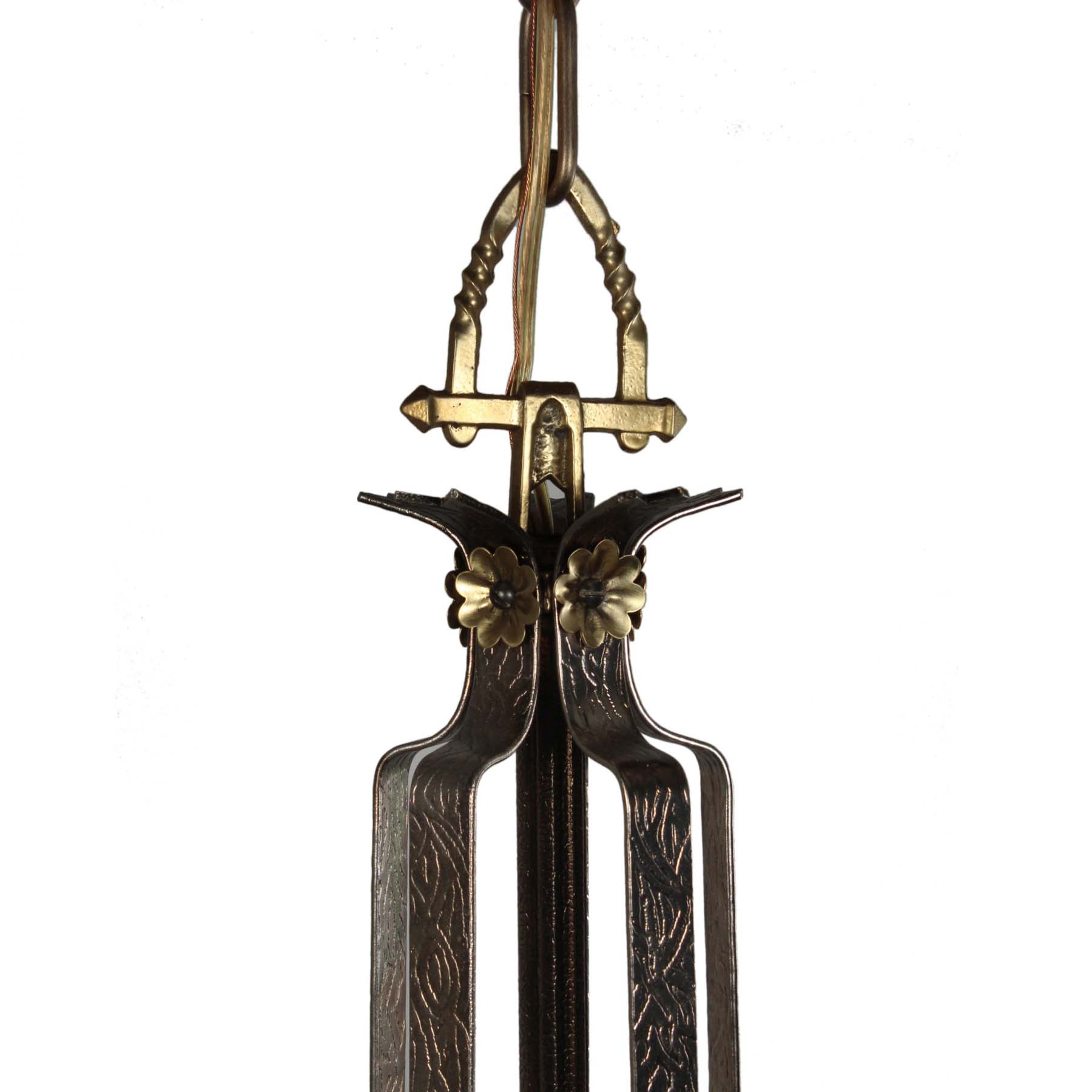SOLD Antique Tudor Five-Light Chandelier, C.1920-68951