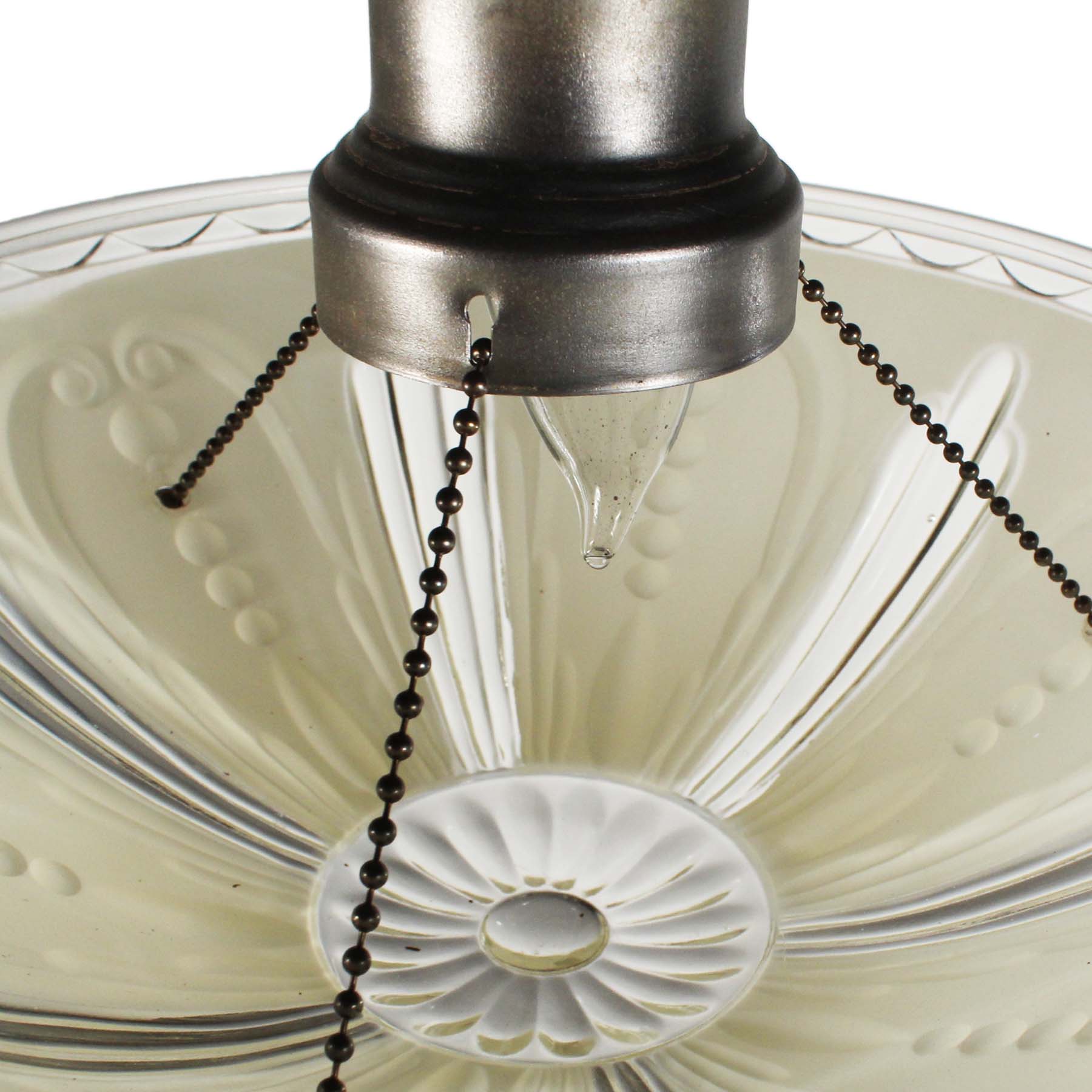 SOLD Vintage Semi-Flush Light Fixture-69004