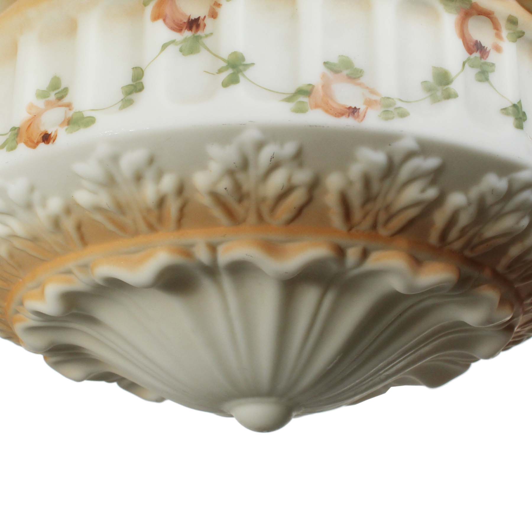 SOLD Neoclassical Inverted Dome Chandelier, Antique Lighting-68782