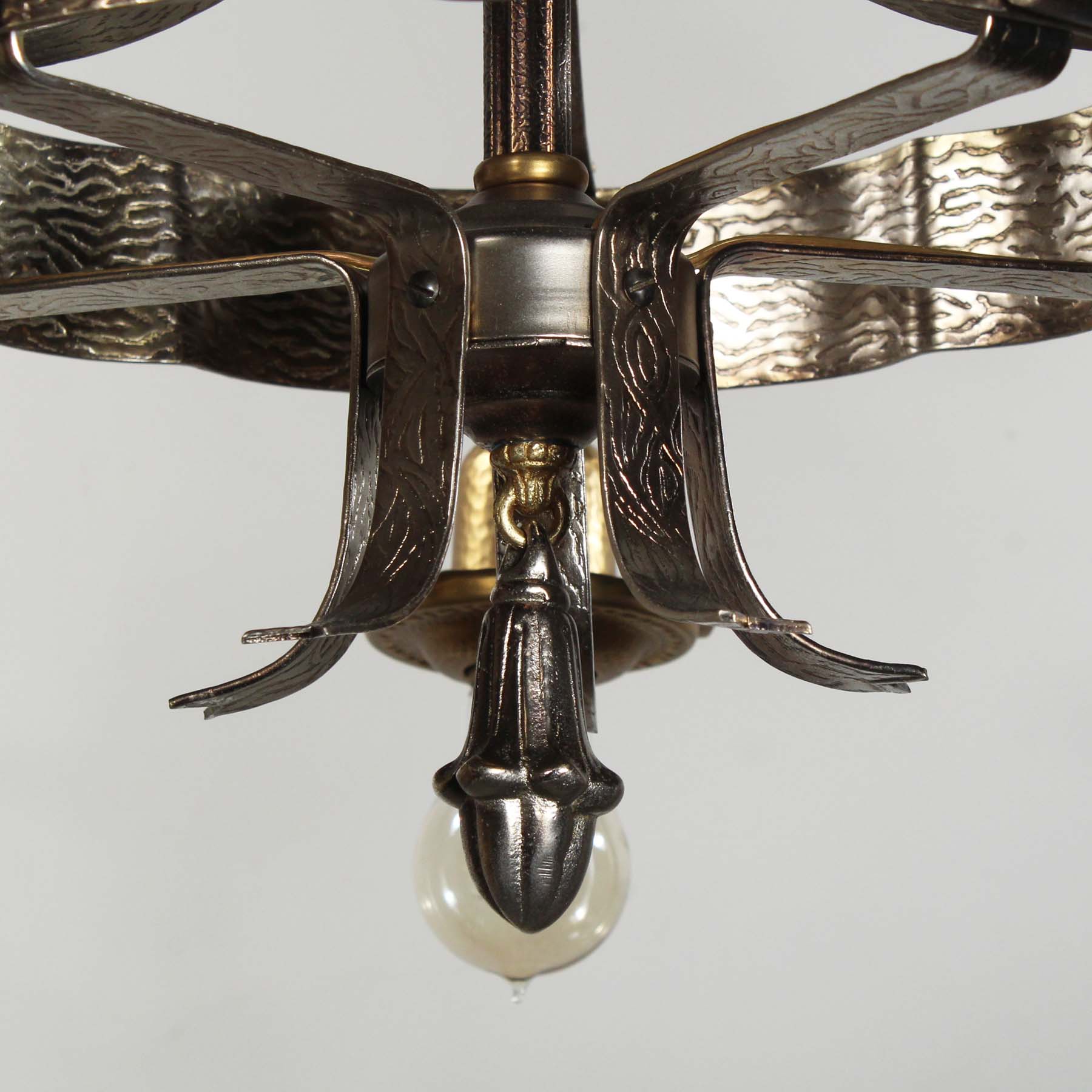 SOLD Antique Tudor Five-Light Chandelier, C.1920-68954