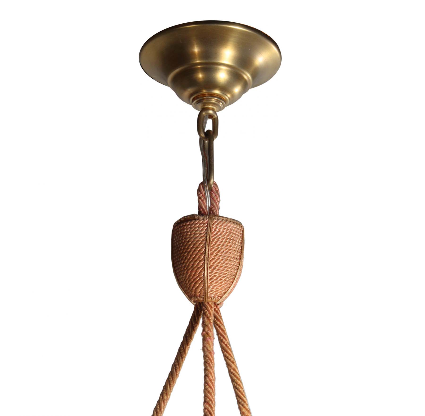 SOLD Antique Inverted Dome Chandelier, France-68640