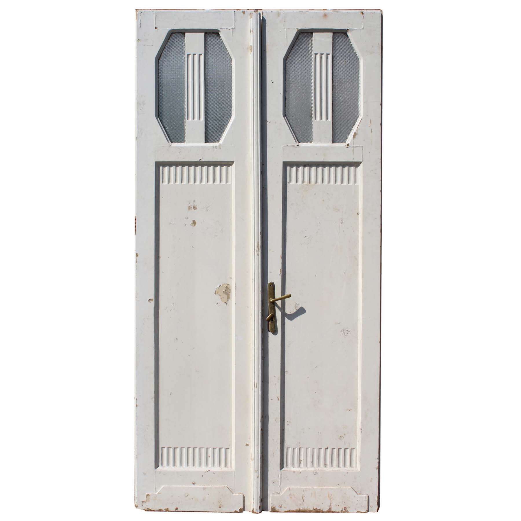 Unusual Pair of Antique Doors; Art Deco-0