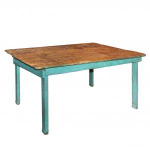 Antique Farmhouse 60” Table, Early 1900’s