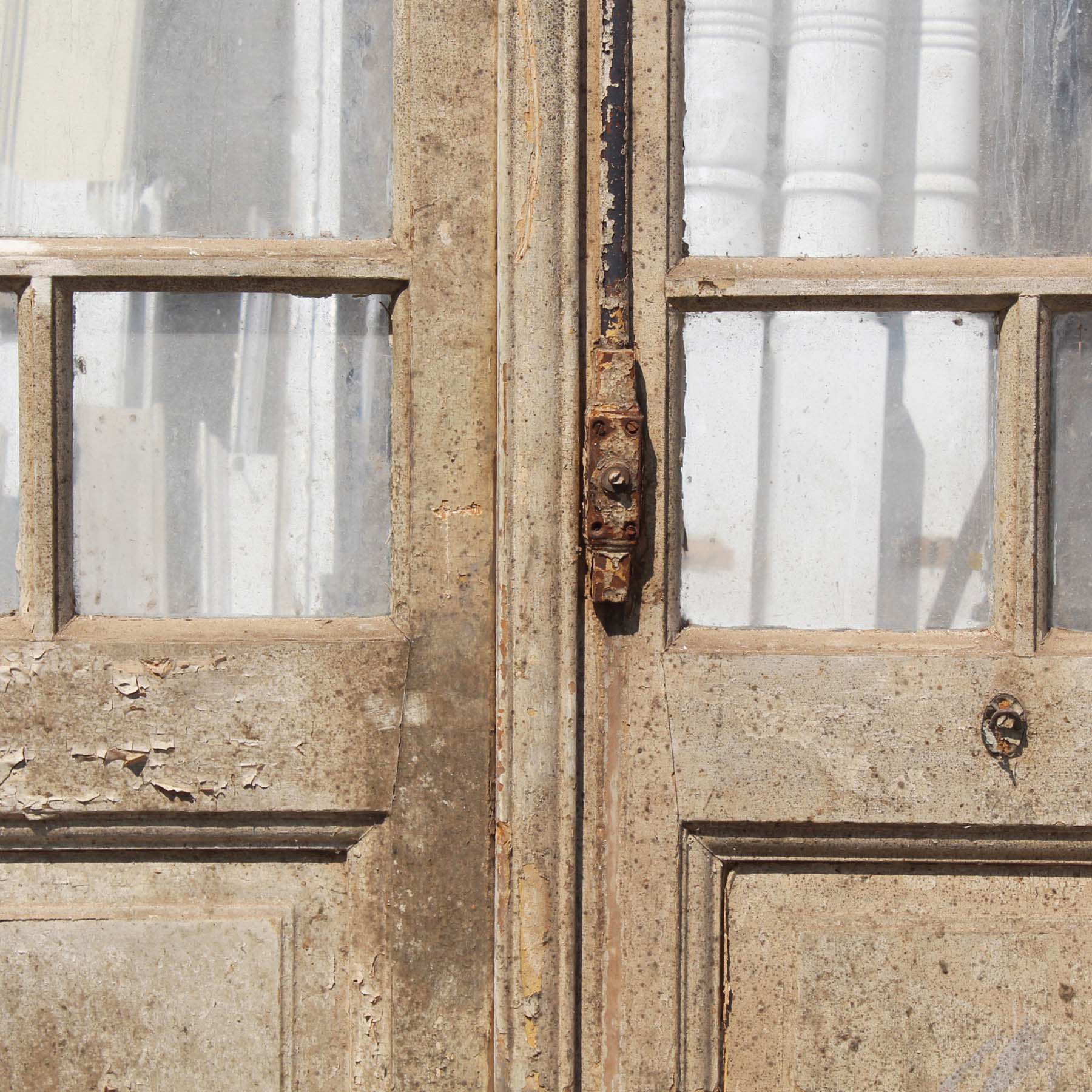 SOLD Reclaimed Pair of Antique 44" Double Doors-69316