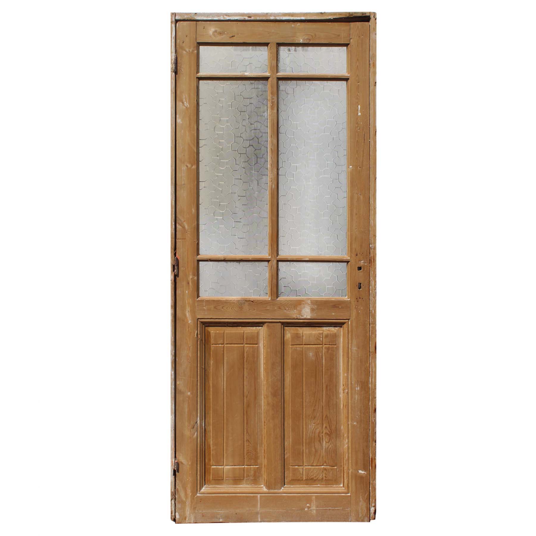 SOLD Salvaged 32" Antique Door, c. 1910-0