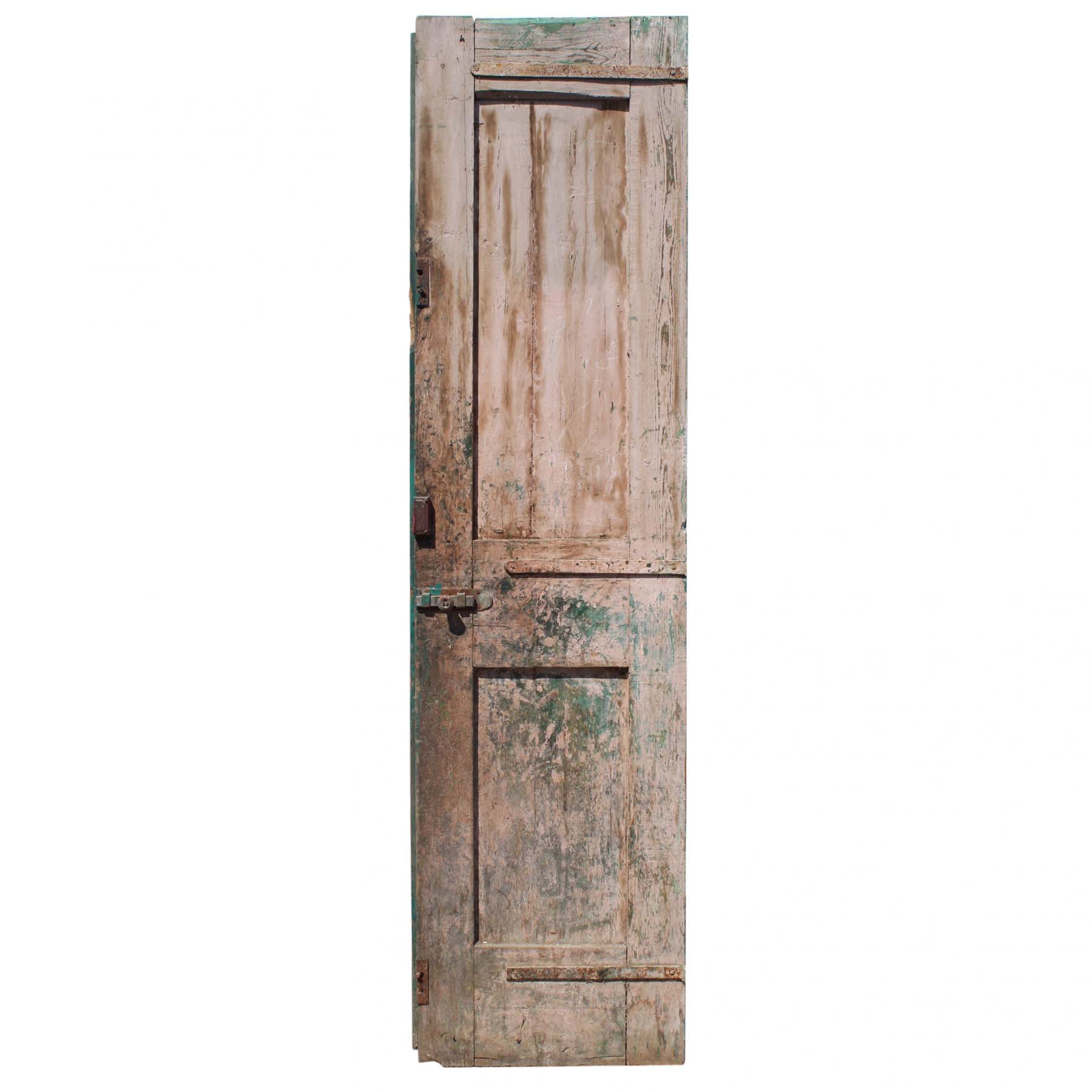 SOLD Antique 24" French Colonial Door with Carved Panels-69341
