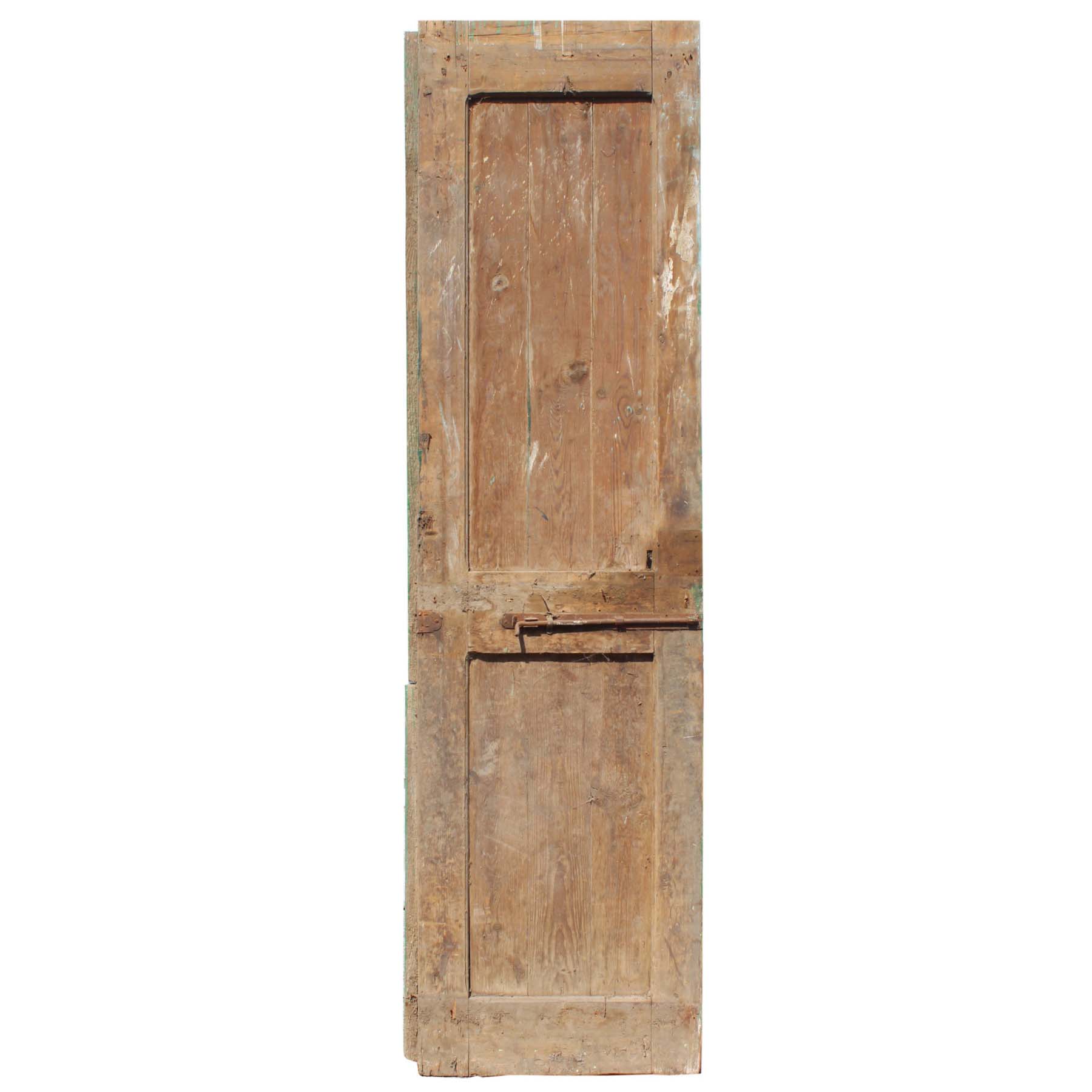 Salvaged 25" French Colonial Door with Carved Panels-69349