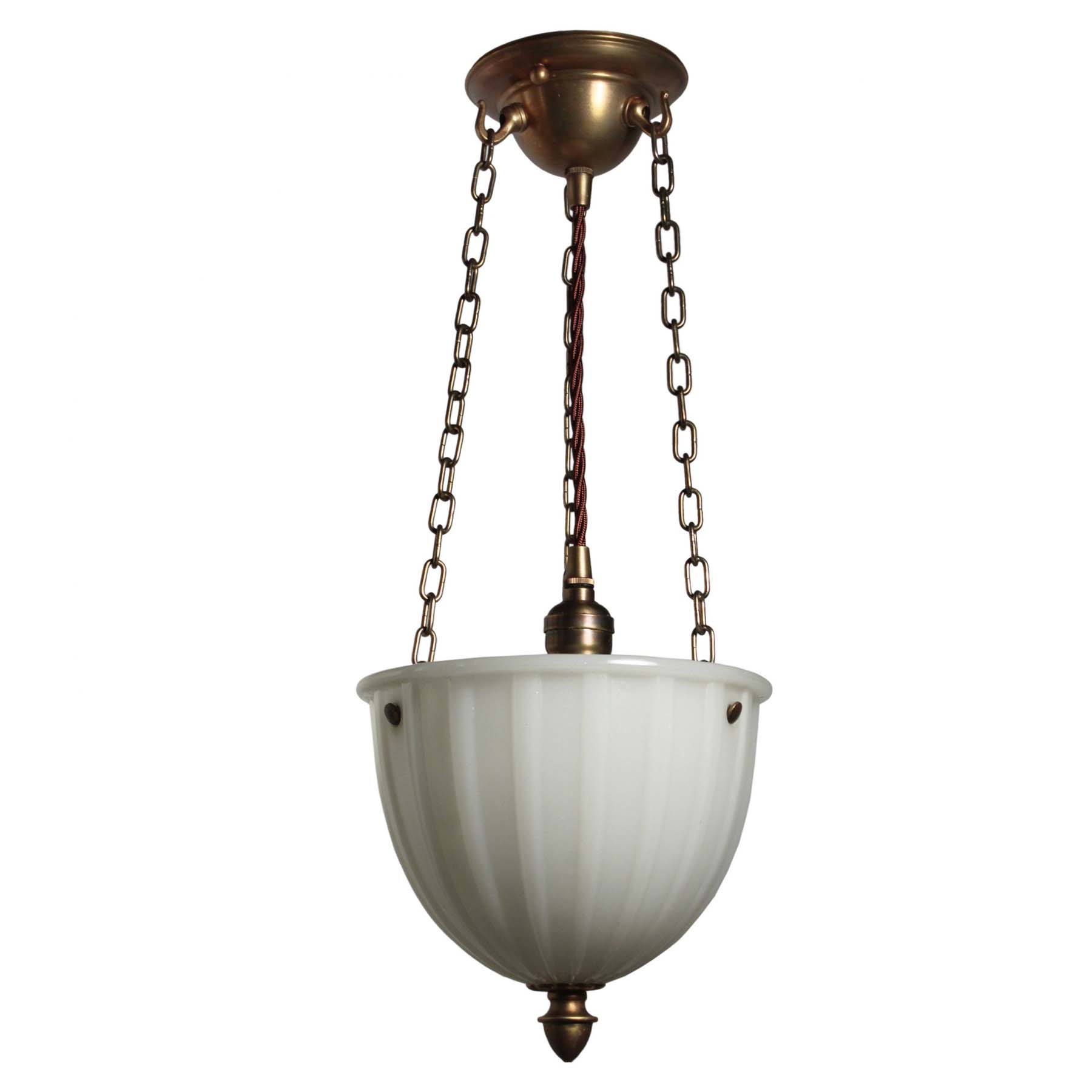 SOLD Inverted Dome Pendant Light, Antique Lighting-69109