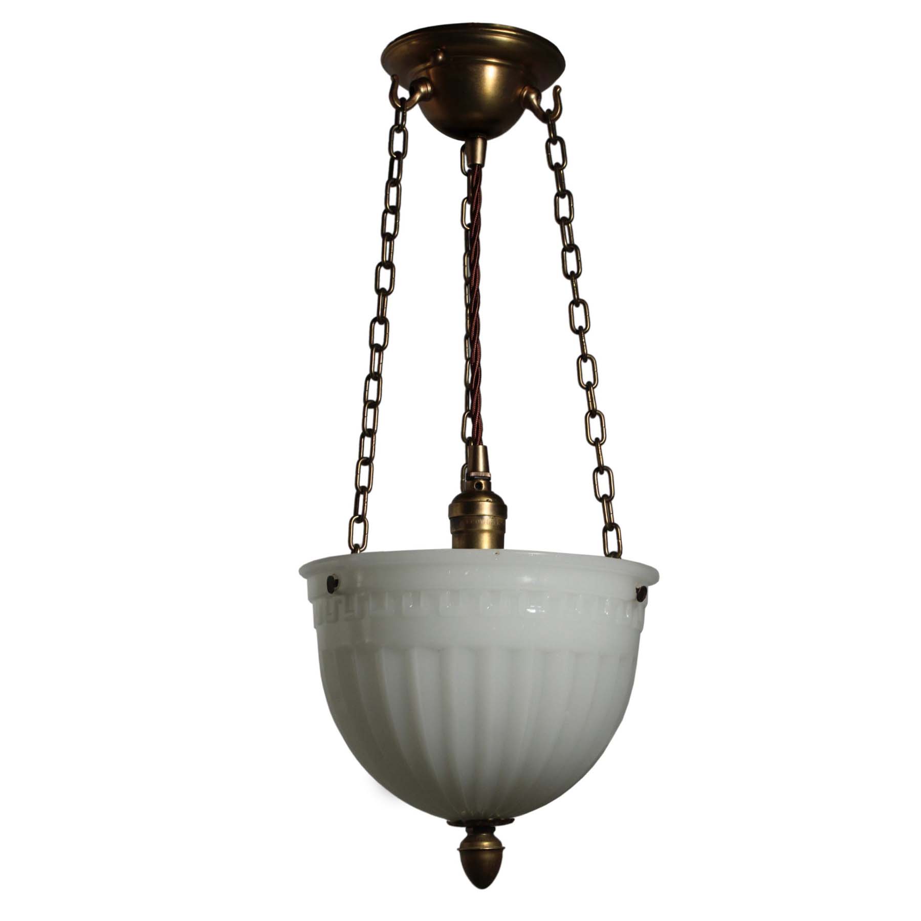 Antique Neoclassical Inverted Dome Light-69115