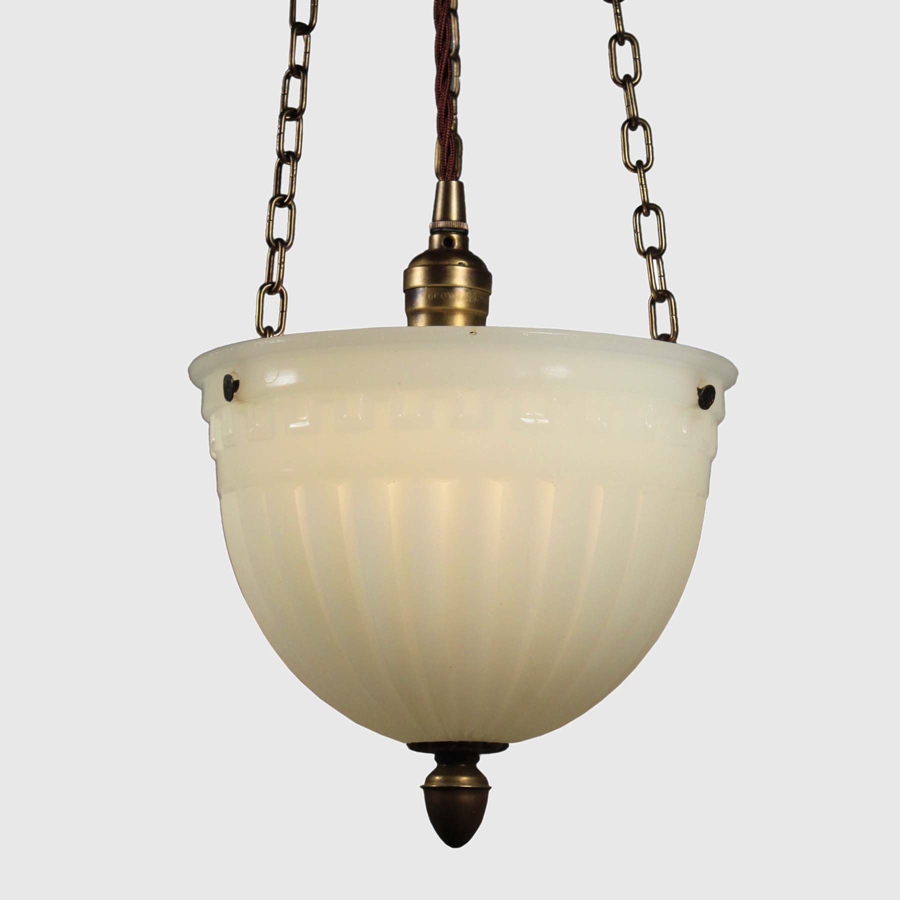 Antique Neoclassical Inverted Dome Light-69117