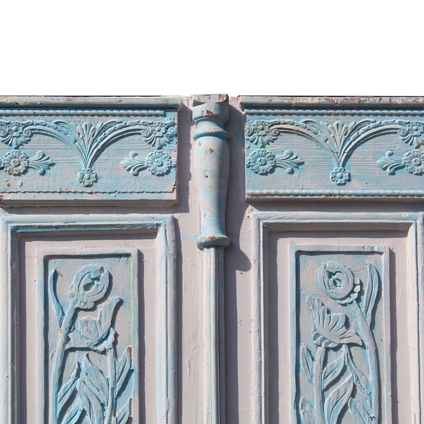 SOLD Pair of 39” Antique Carved French Doors-69137