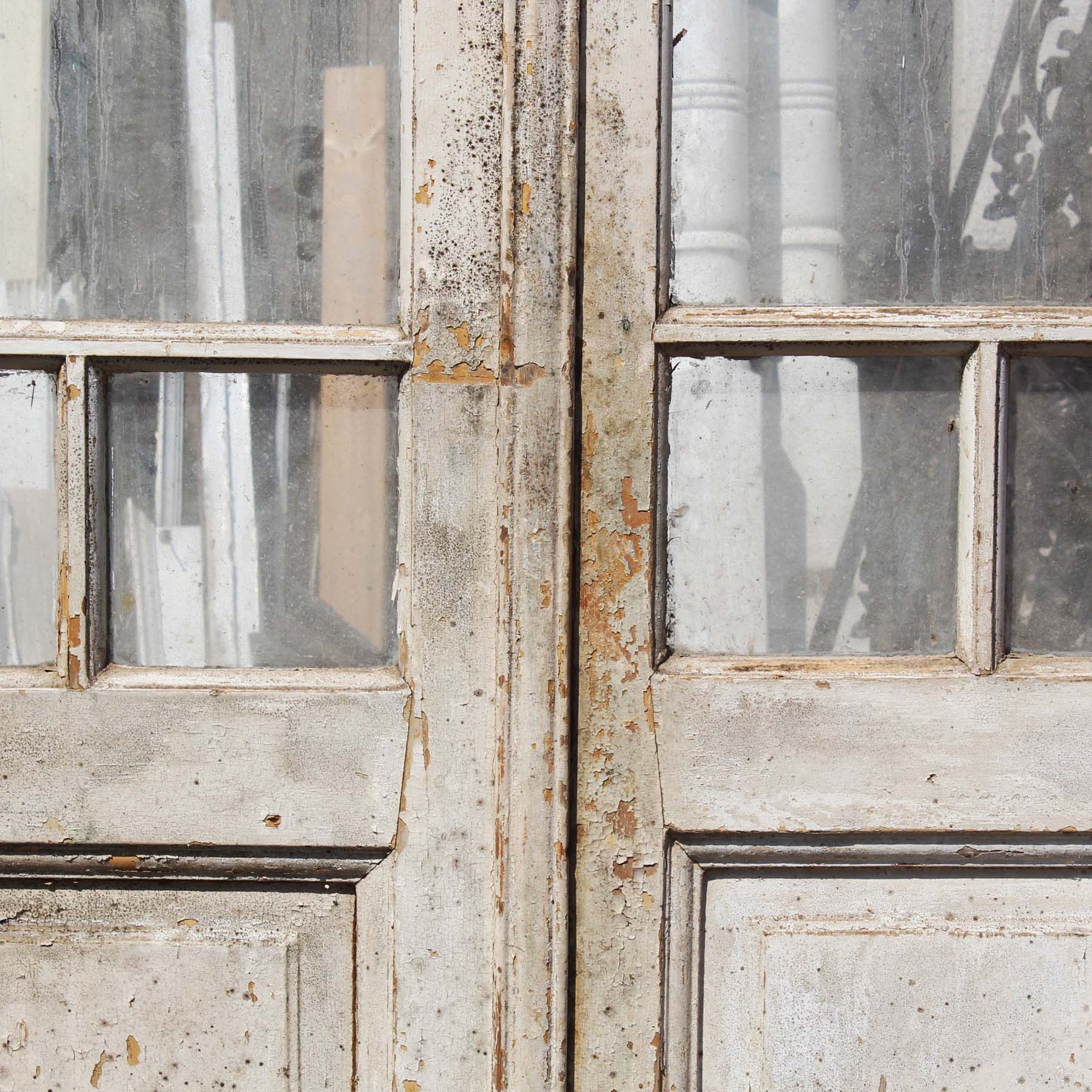 SOLD Reclaimed Pair of Antique 44" Double Doors-69317